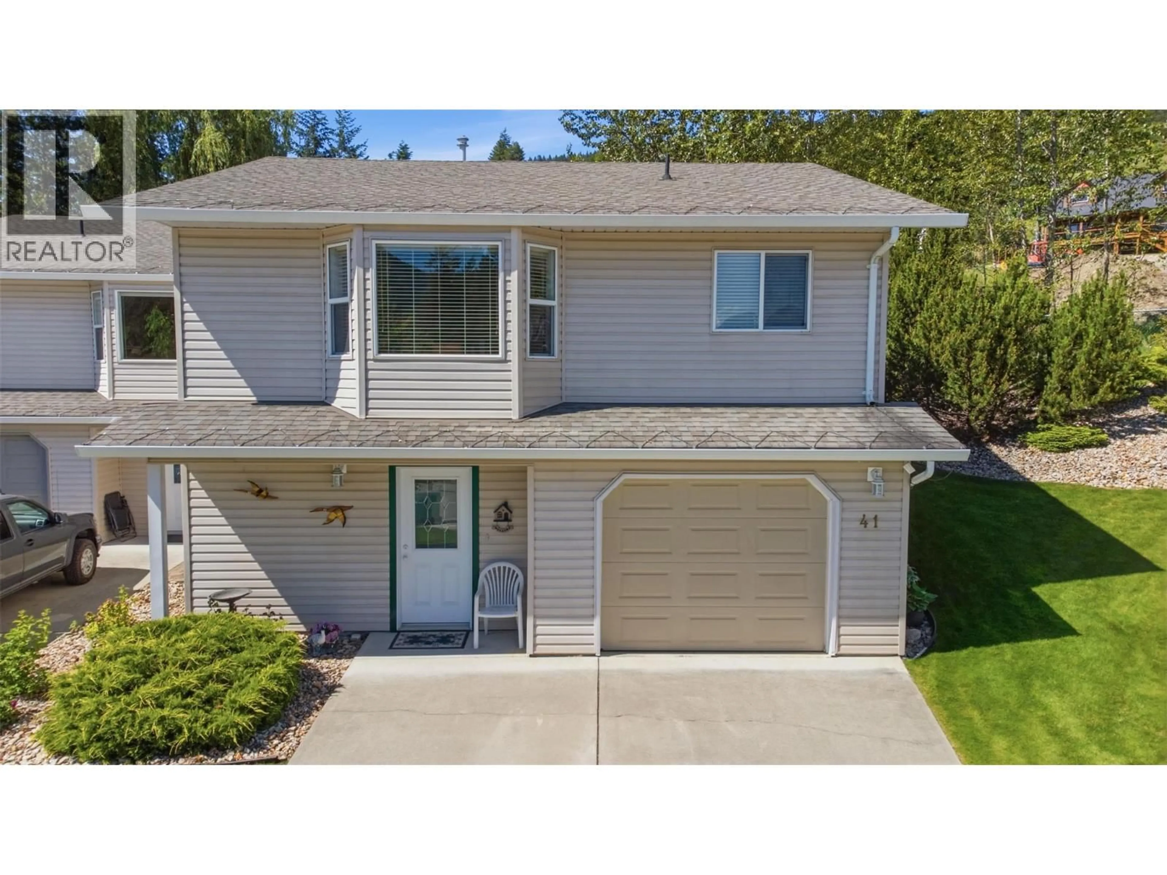 Home with vinyl exterior material, street for 41 - 2675 PINE AVENUE, Lumby British Columbia V0E2G5
