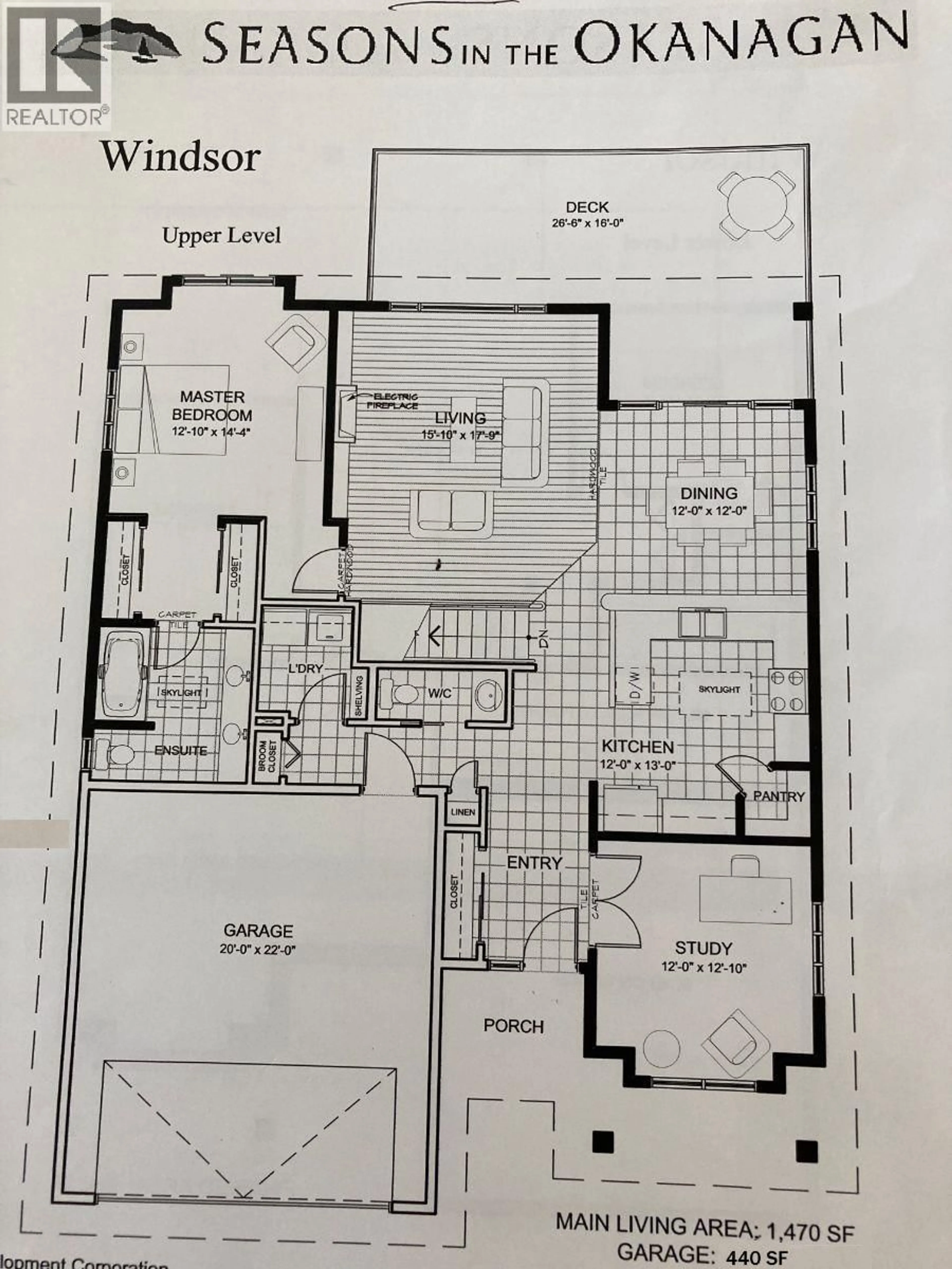 Floor plan for 61 - 7760 OKANAGAN LANDING ROAD, Okanagan Landing British Columbia V1H1Z4