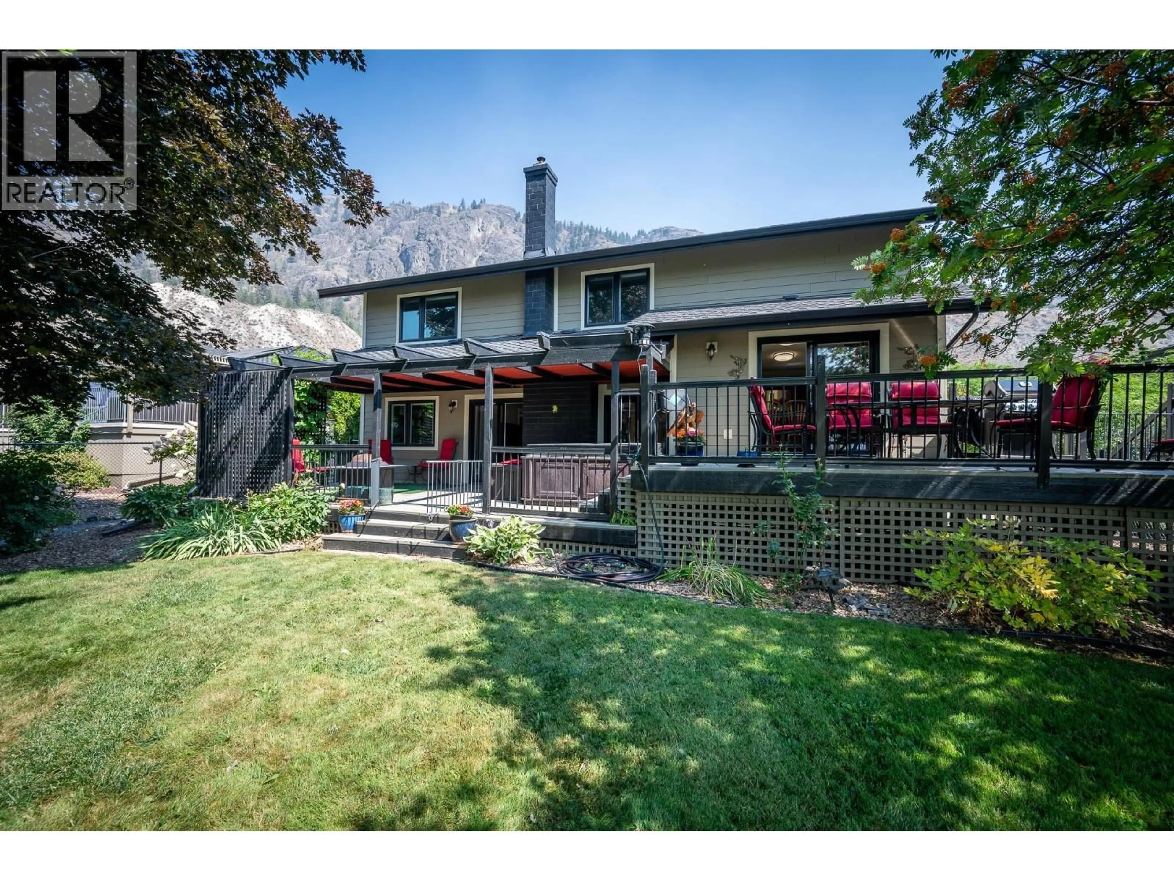 A pic from outside/outdoor area/front of a property/back of a property/a pic from drone, unknown for 3544 NAVATANEE DRIVE, Kamloops British Columbia V2H1S1