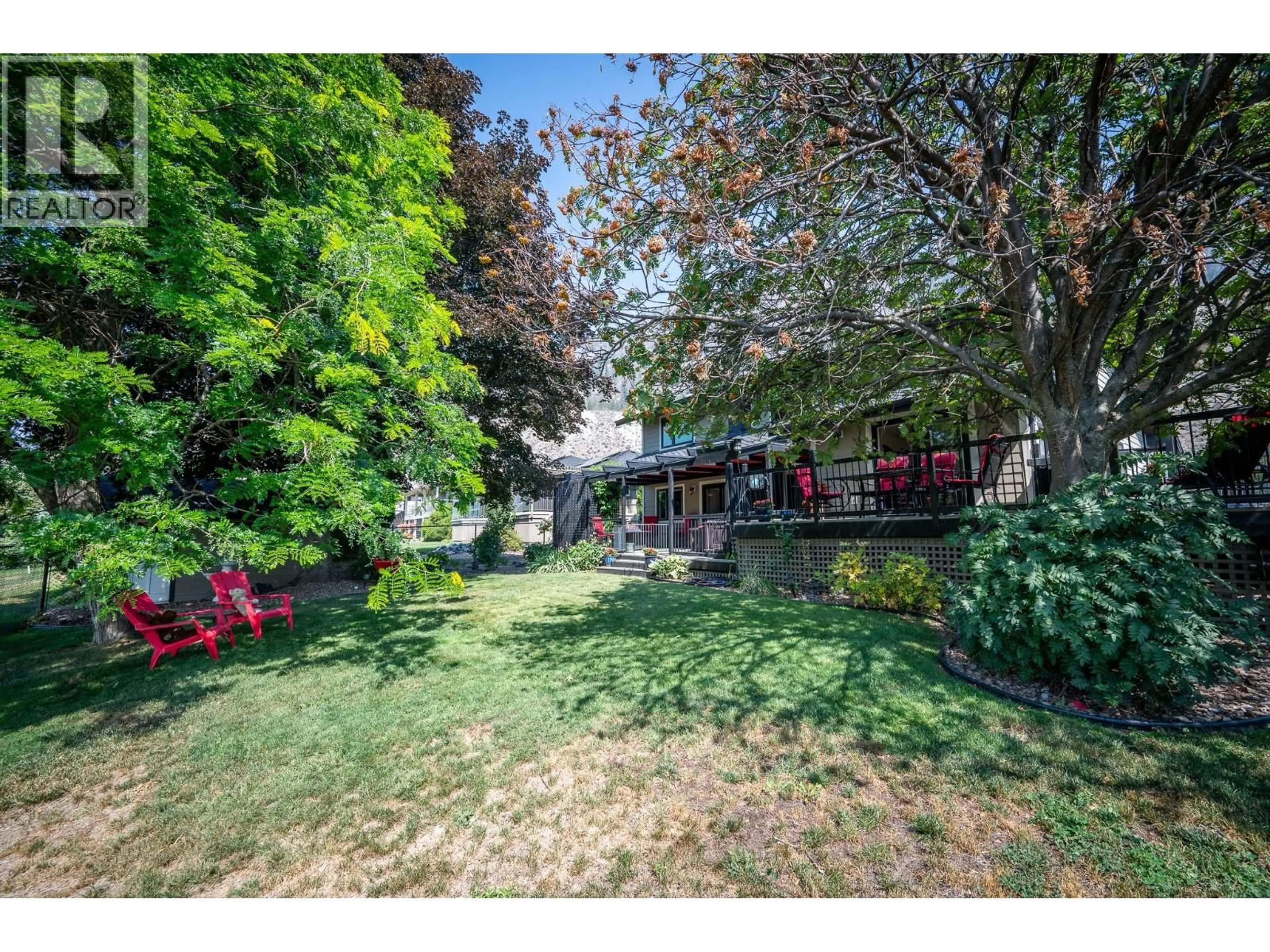 A pic from outside/outdoor area/front of a property/back of a property/a pic from drone, street for 3544 NAVATANEE DRIVE, Kamloops British Columbia V2H1S1