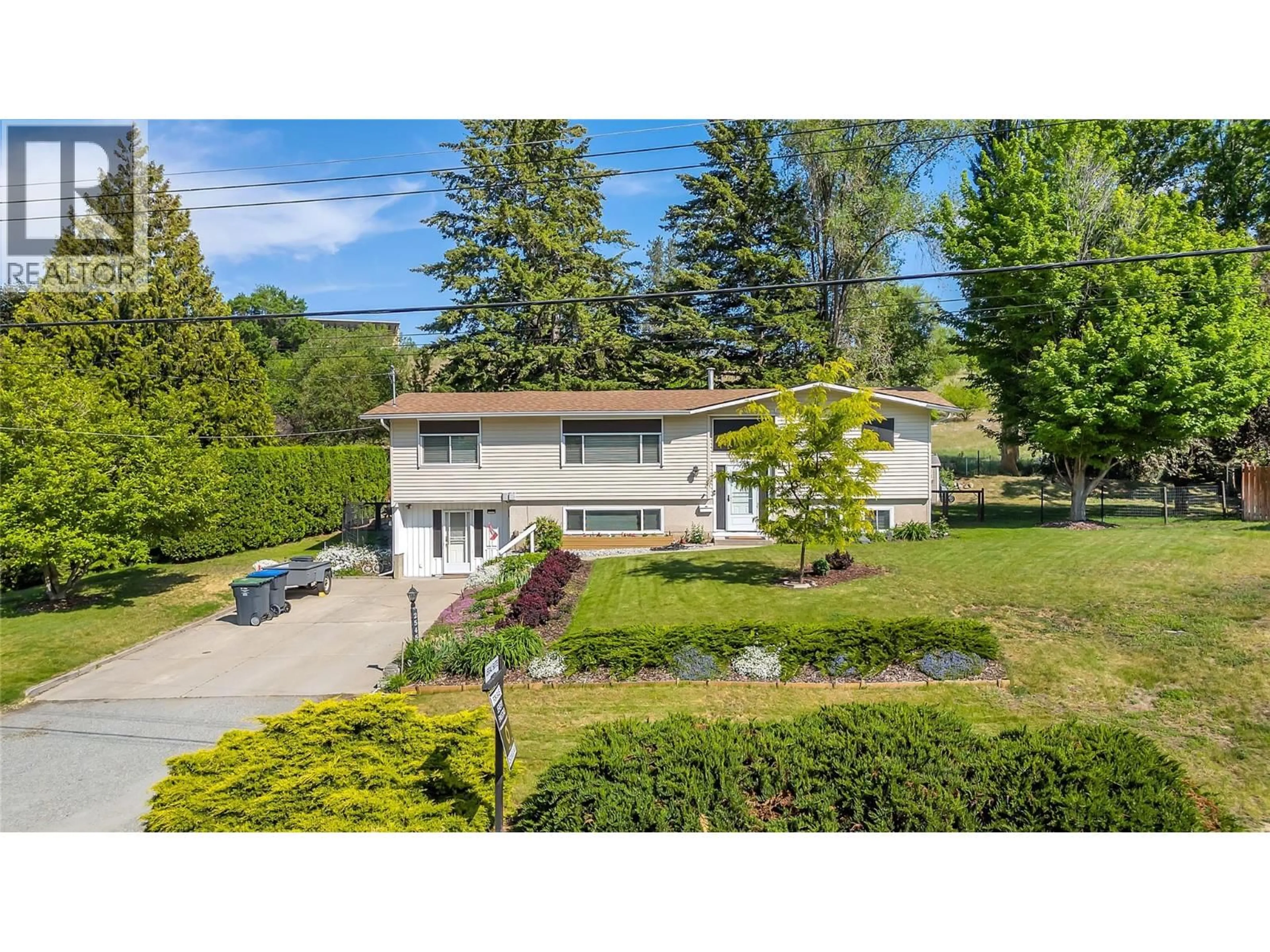 A pic from outside/outdoor area/front of a property/back of a property/a pic from drone, street for 2545 COLLEEN ROAD, West Kelowna British Columbia V1Z2K6