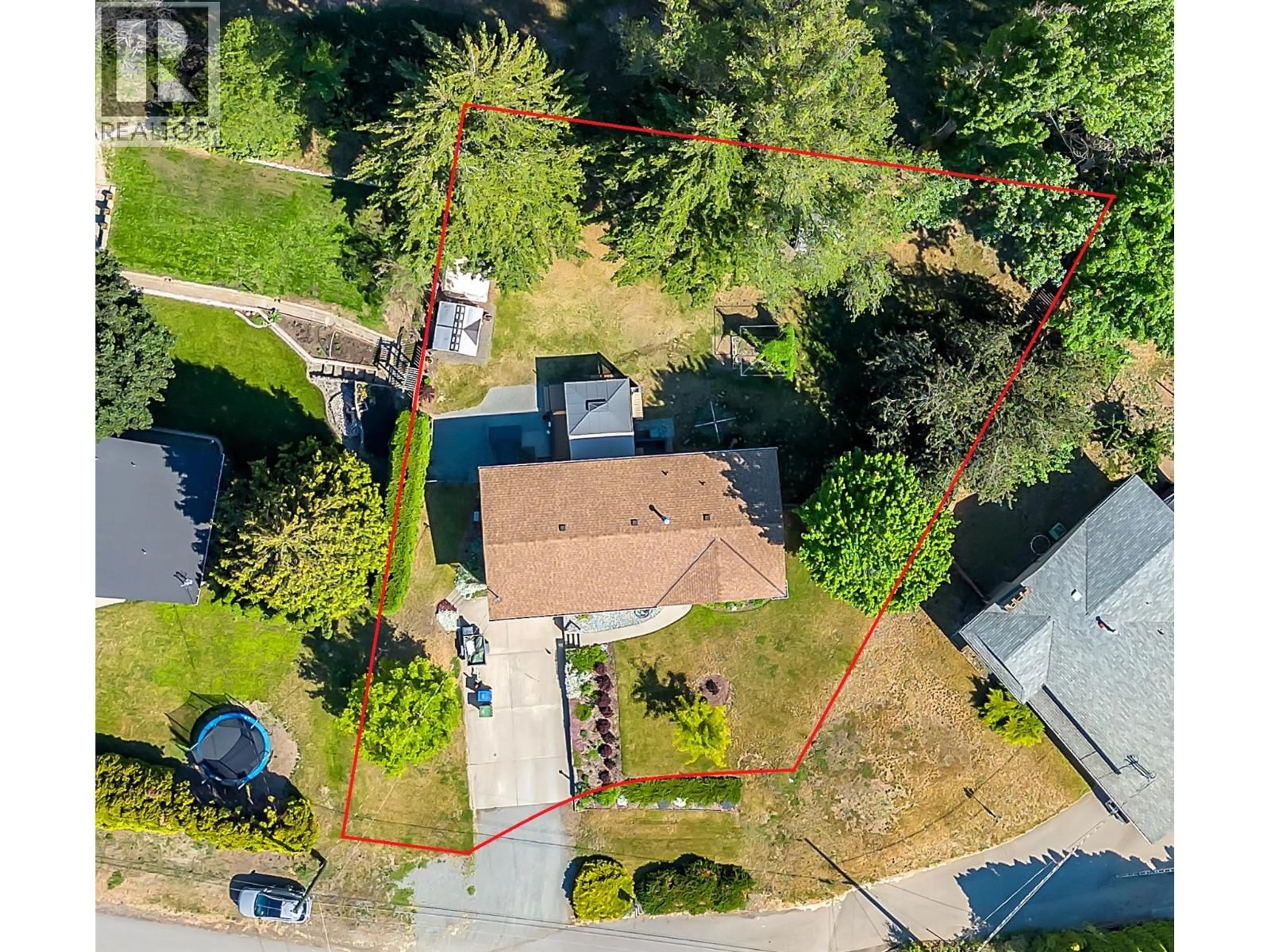 A pic from outside/outdoor area/front of a property/back of a property/a pic from drone, street for 2545 COLLEEN ROAD, West Kelowna British Columbia V1Z2K6