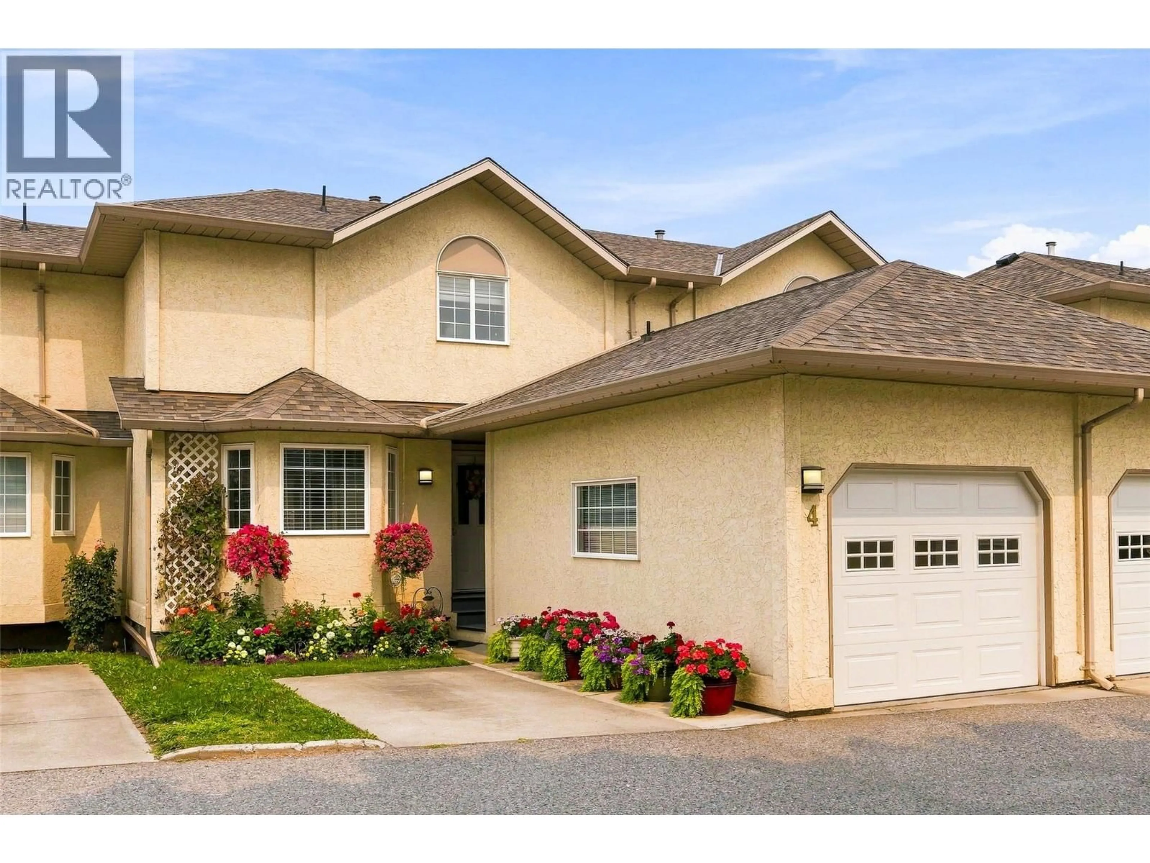Home with vinyl exterior material, street for 4 - 140 NICKEL ROAD, Kelowna British Columbia V1X4E6
