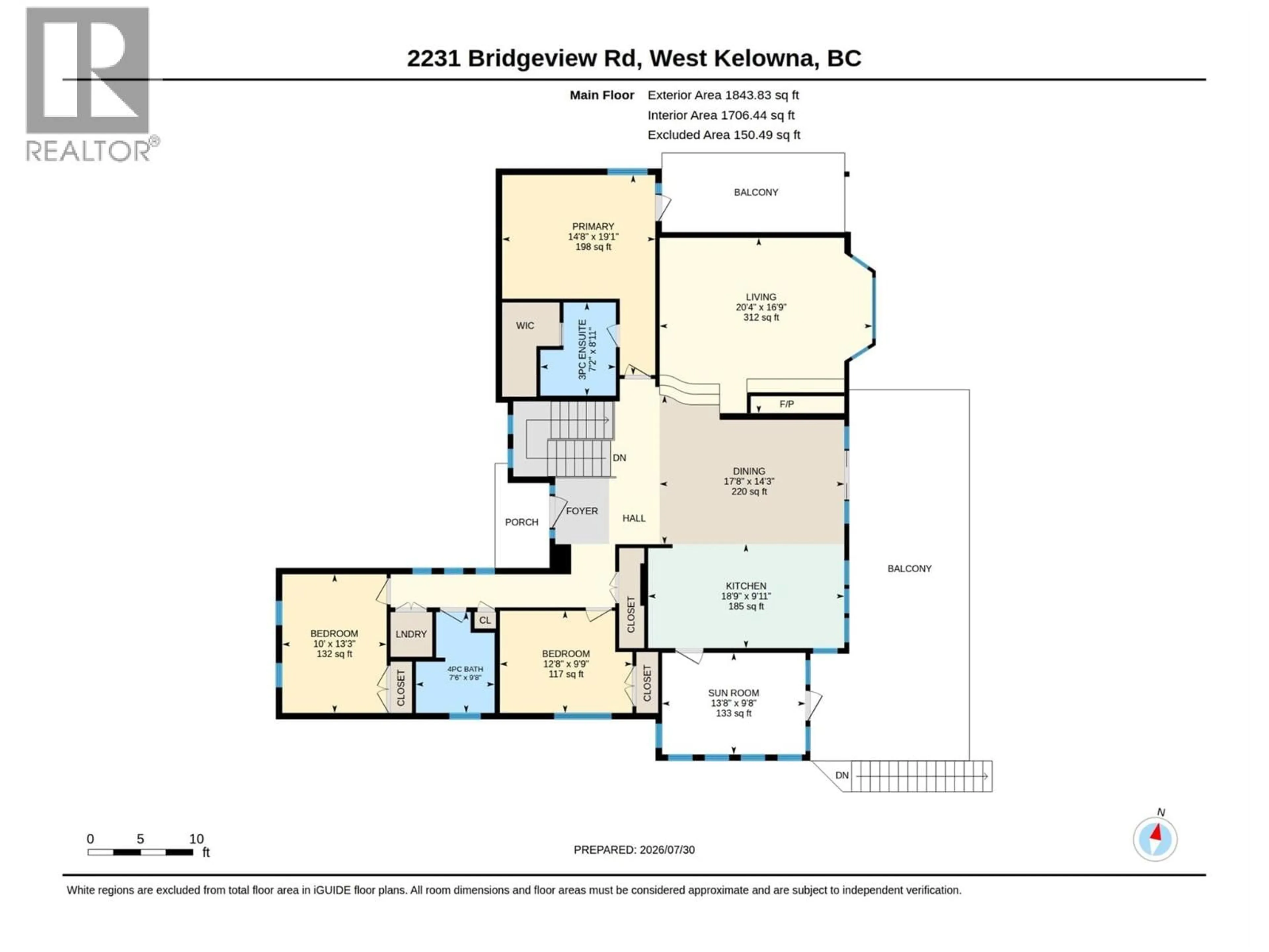 Floor plan for 2231 BRIDGEVIEW ROAD, West Kelowna British Columbia V1Z1C2