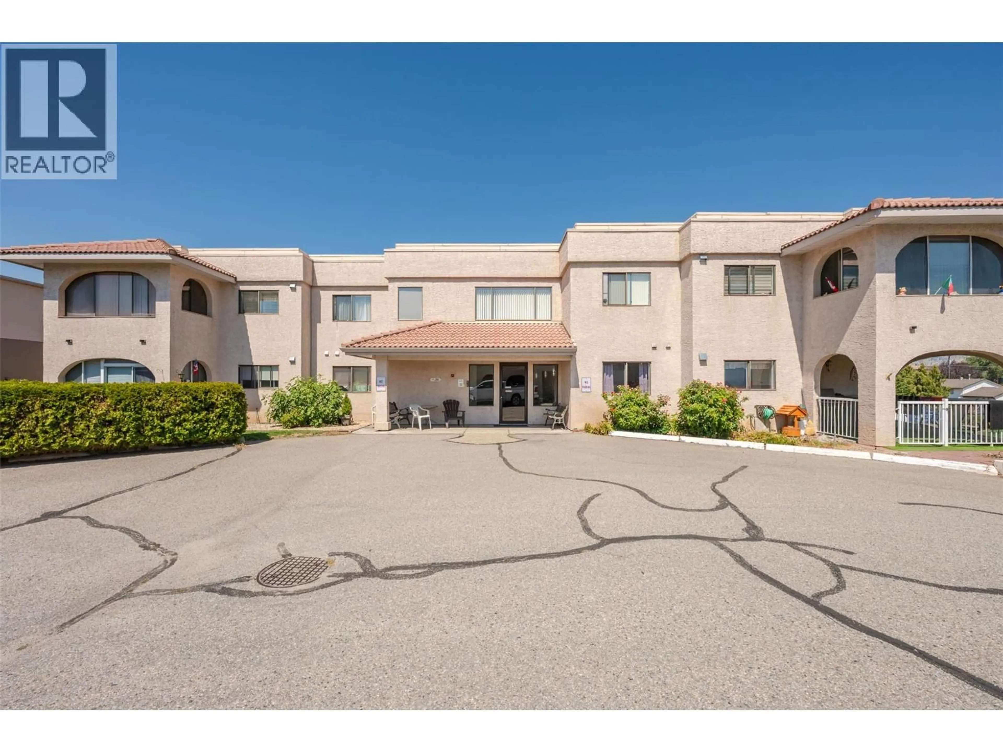 A pic from outside/outdoor area/front of a property/back of a property/a pic from drone, unknown for 104B - 8006 VEDETTE DRIVE, Osoyoos British Columbia V0H1V0