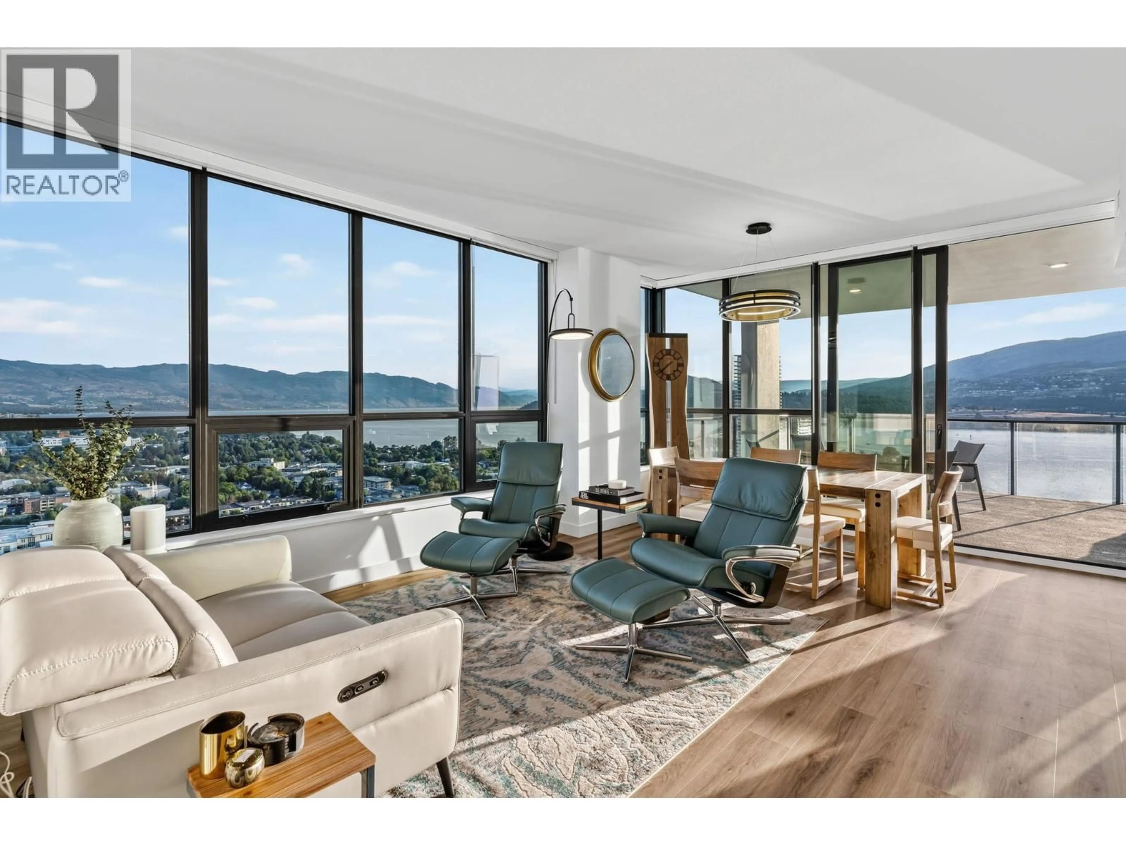 Living room with furniture, unknown for 3202 - 1488 BERTRAM STREET, Kelowna British Columbia V1Y0M6