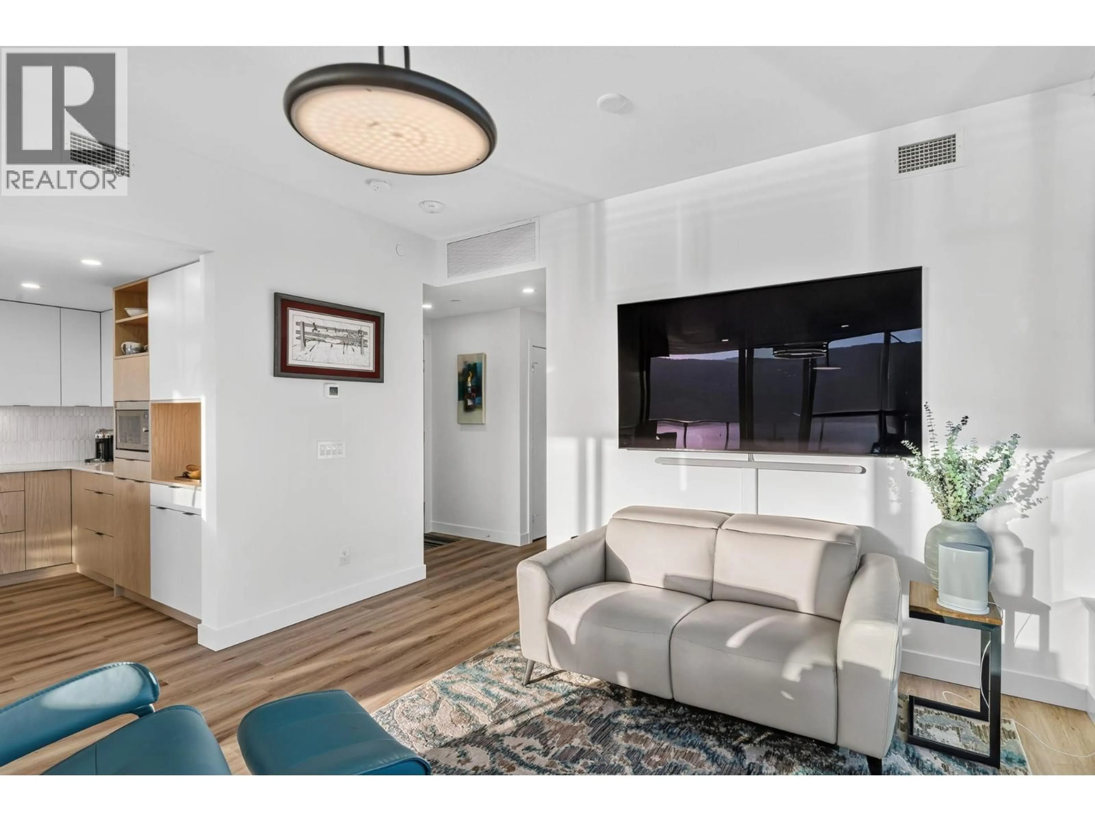 Living room with furniture, unknown for 3202 - 1488 BERTRAM STREET, Kelowna British Columbia V1Y0M6