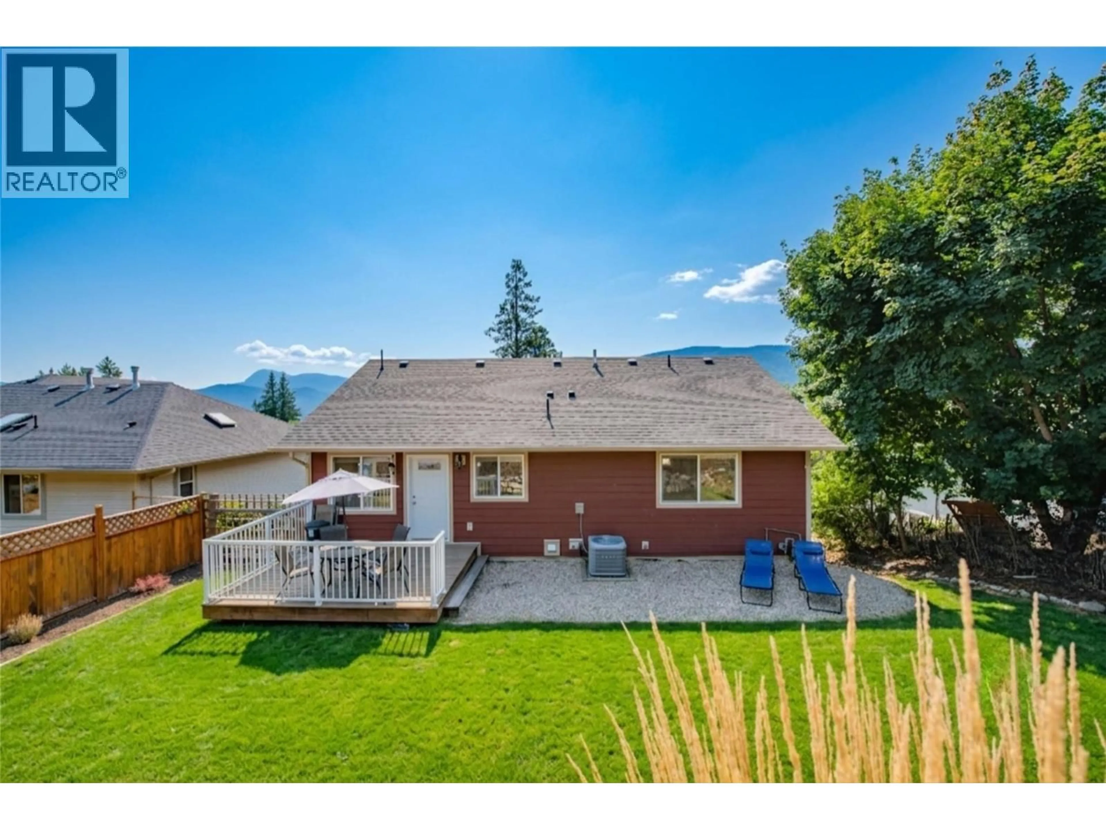 A pic from outside/outdoor area/front of a property/back of a property/a pic from drone, mountain view for 1808 SKYVIEW CRESCENT, Lumby British Columbia V0E2G0