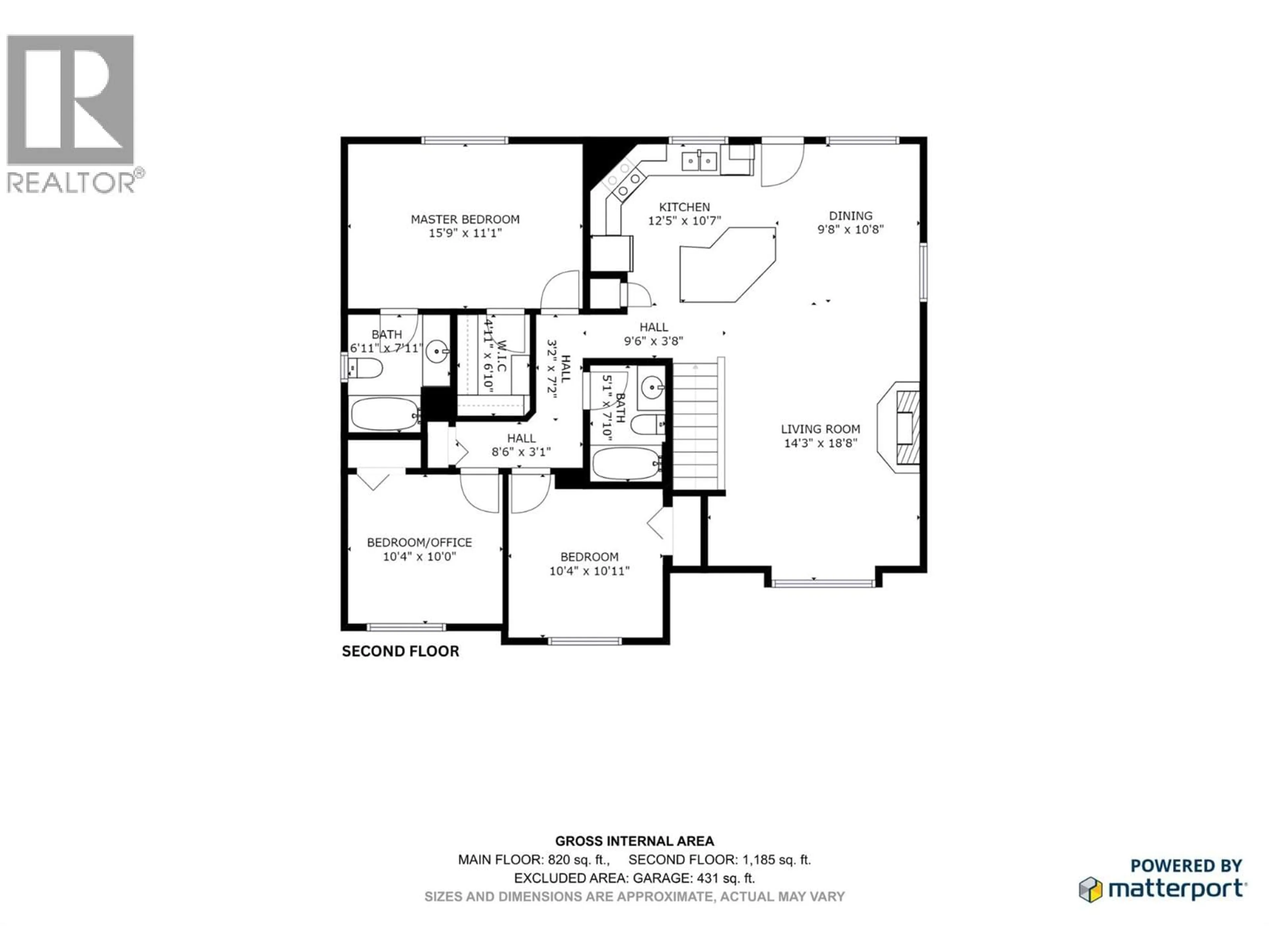 Floor plan for 1808 SKYVIEW CRESCENT, Lumby British Columbia V0E2G0