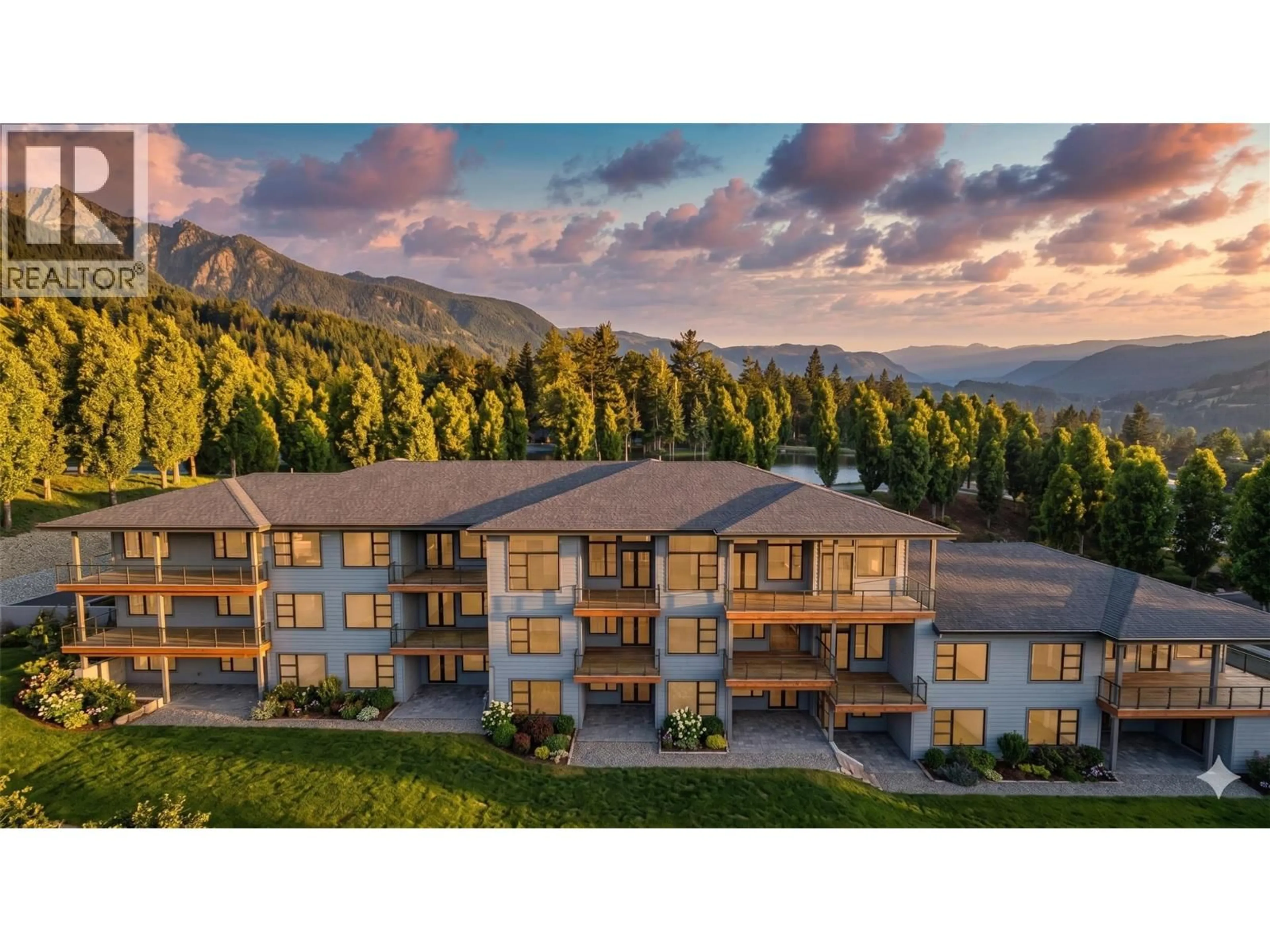 A pic from outside/outdoor area/front of a property/back of a property/a pic from drone, mountain view for 21 - 9700 SANTINA ROAD, Lake Country British Columbia V4V0B1