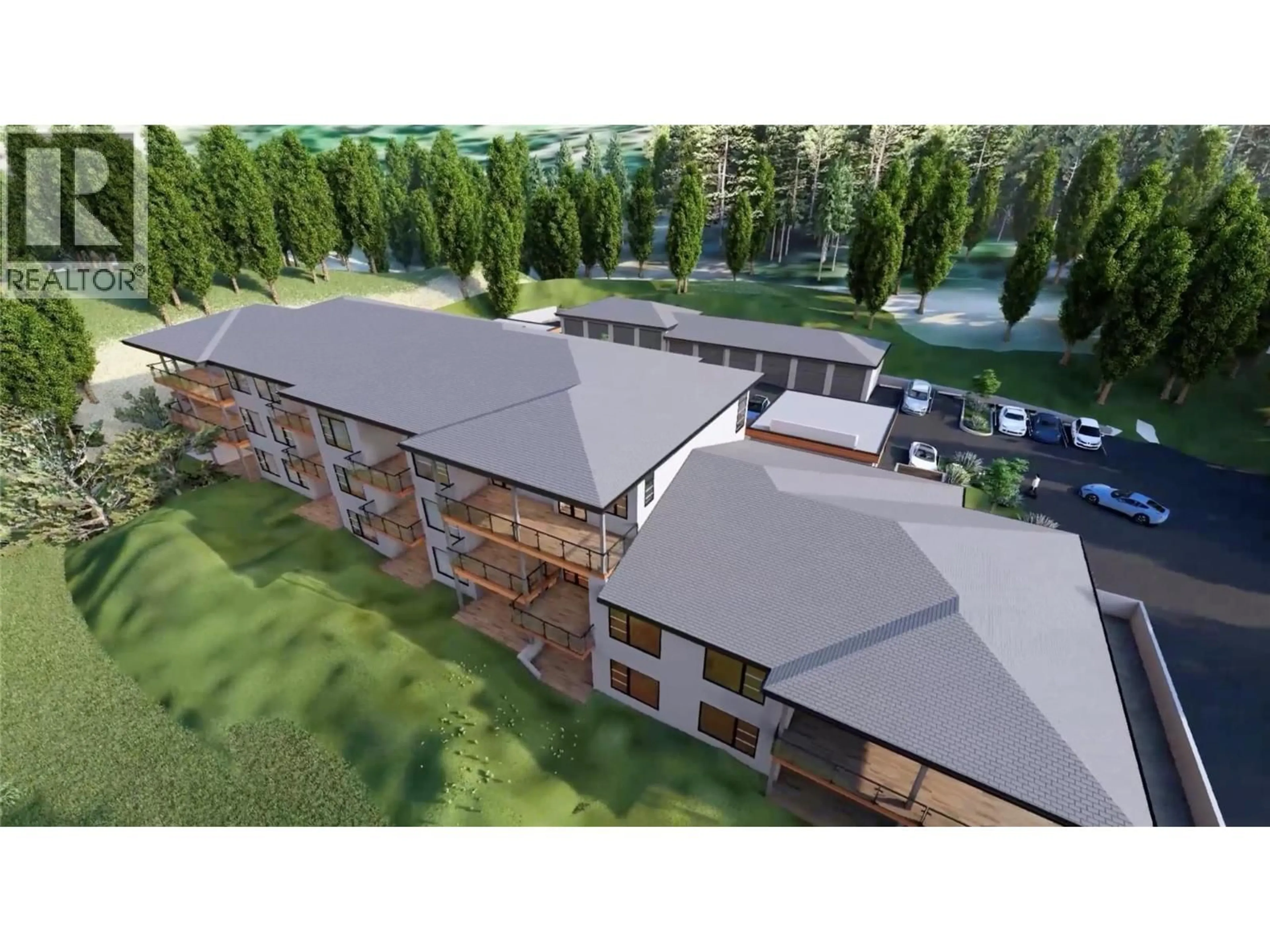 A pic from outside/outdoor area/front of a property/back of a property/a pic from drone, building for 21 - 9700 SANTINA ROAD, Lake Country British Columbia V4V0B1
