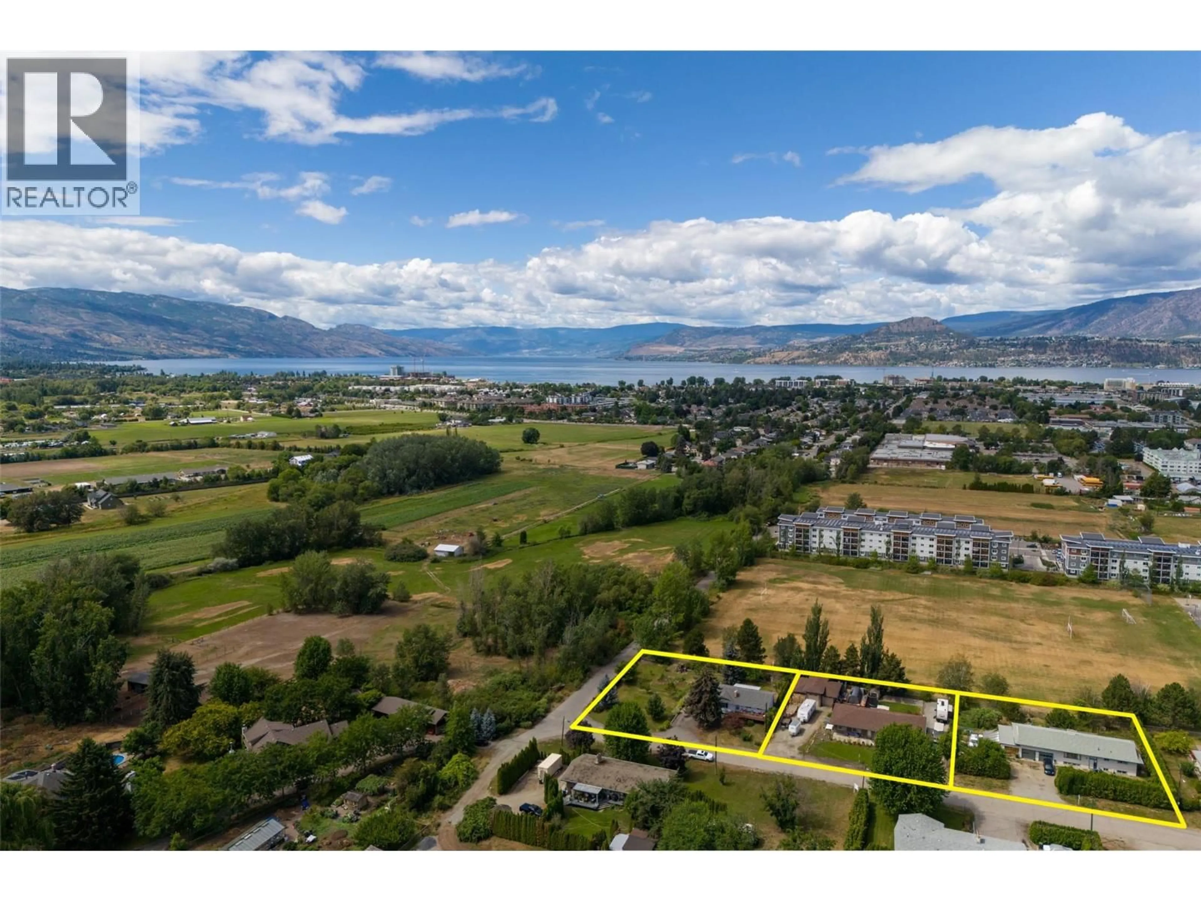 A pic from outside/outdoor area/front of a property/back of a property/a pic from drone, water/lake/river/ocean view for 3250 ST. AMAND ROAD, Kelowna British Columbia V1W3P1