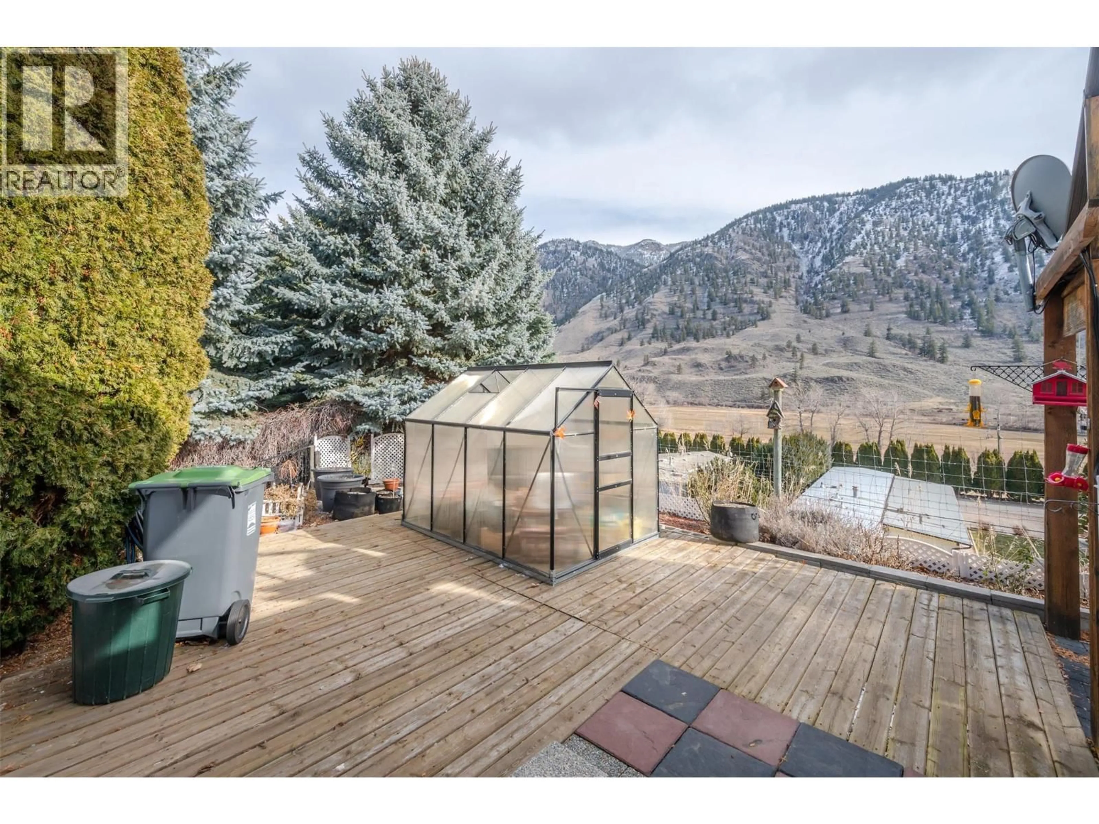 A pic from outside/outdoor area/front of a property/back of a property/a pic from drone, mountain view for 30 - 1292 HIGHWAY 3A OTHER, Keremeos British Columbia V0X1N4