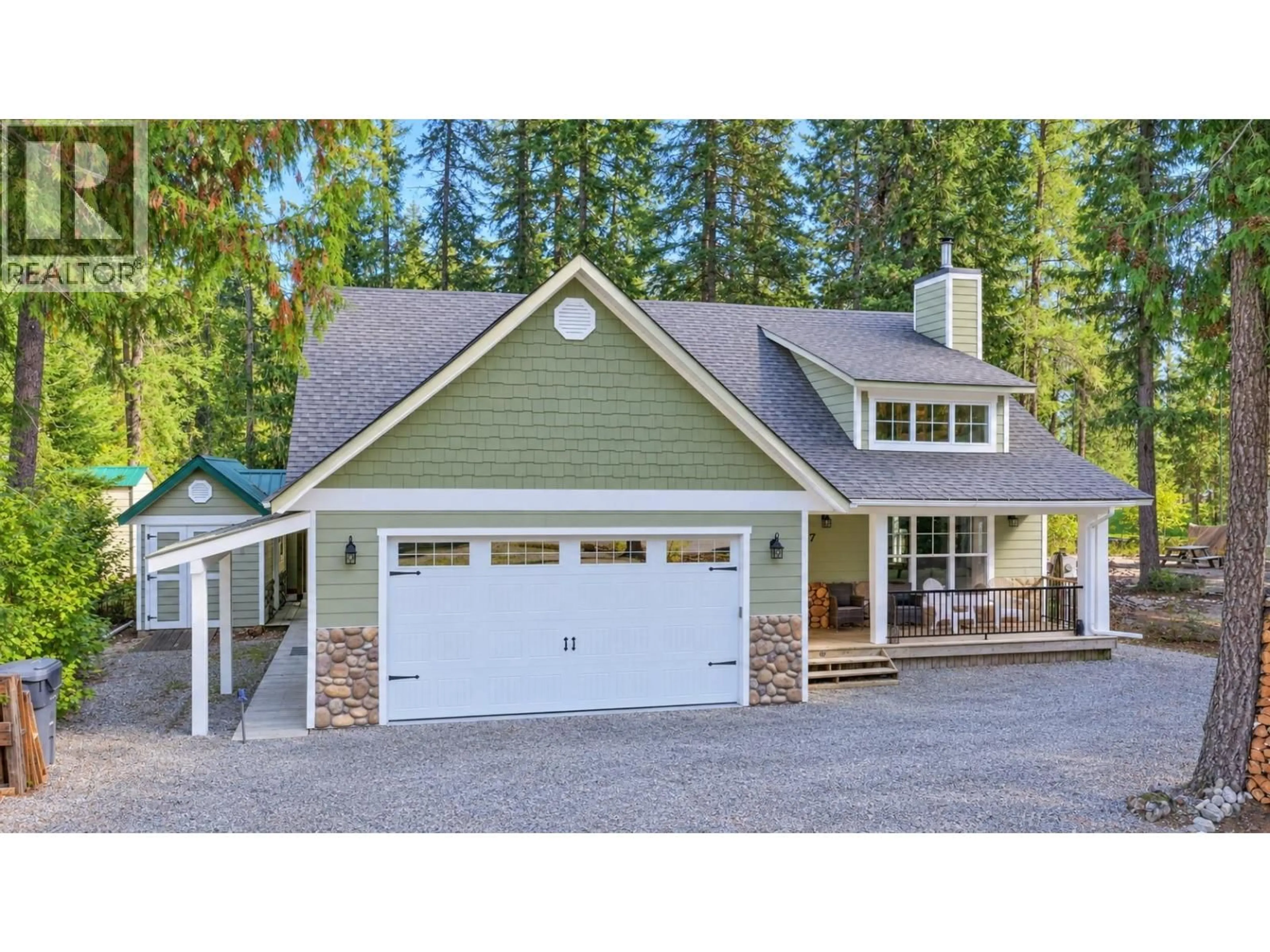 Home with vinyl exterior material, street for 87 - 3453 CESSNA ROAD, Enderby British Columbia V4Y4N1