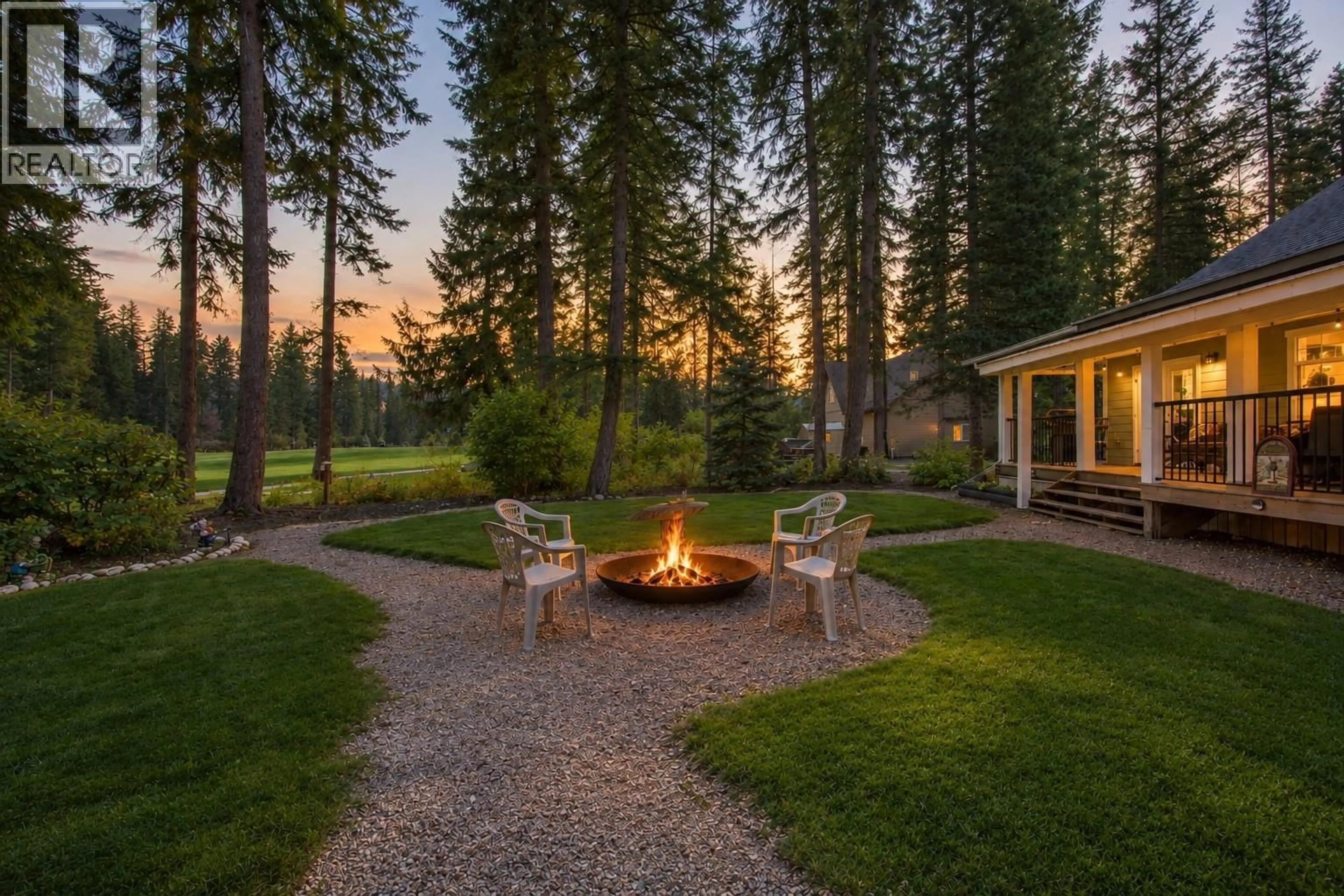 Patio, forest/trees view for 87 - 3453 CESSNA ROAD, Enderby British Columbia V4Y4N1