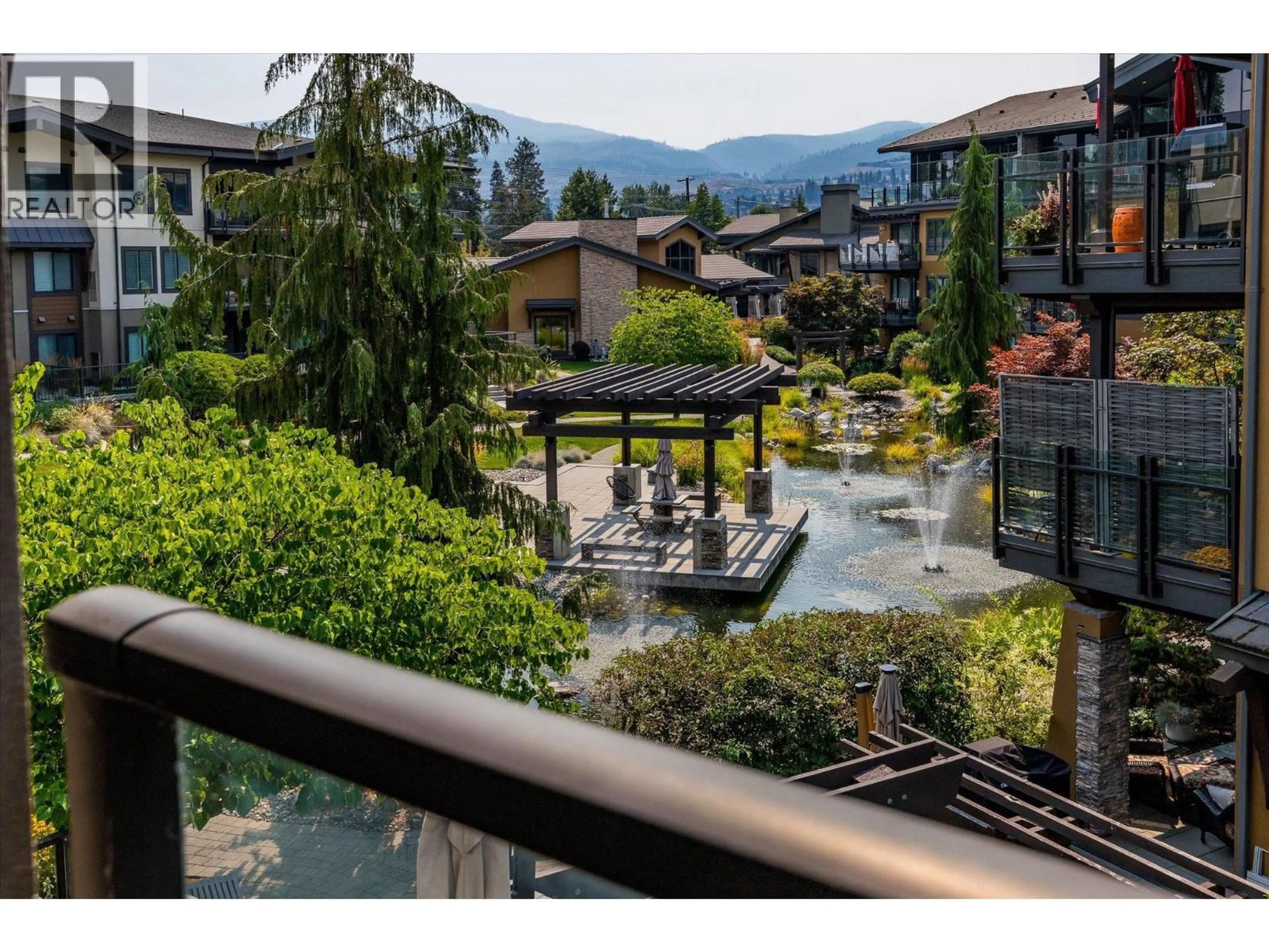 Patio, mountain view for 206 - 4380 LAKESHORE ROAD, Kelowna British Columbia V1W5N3