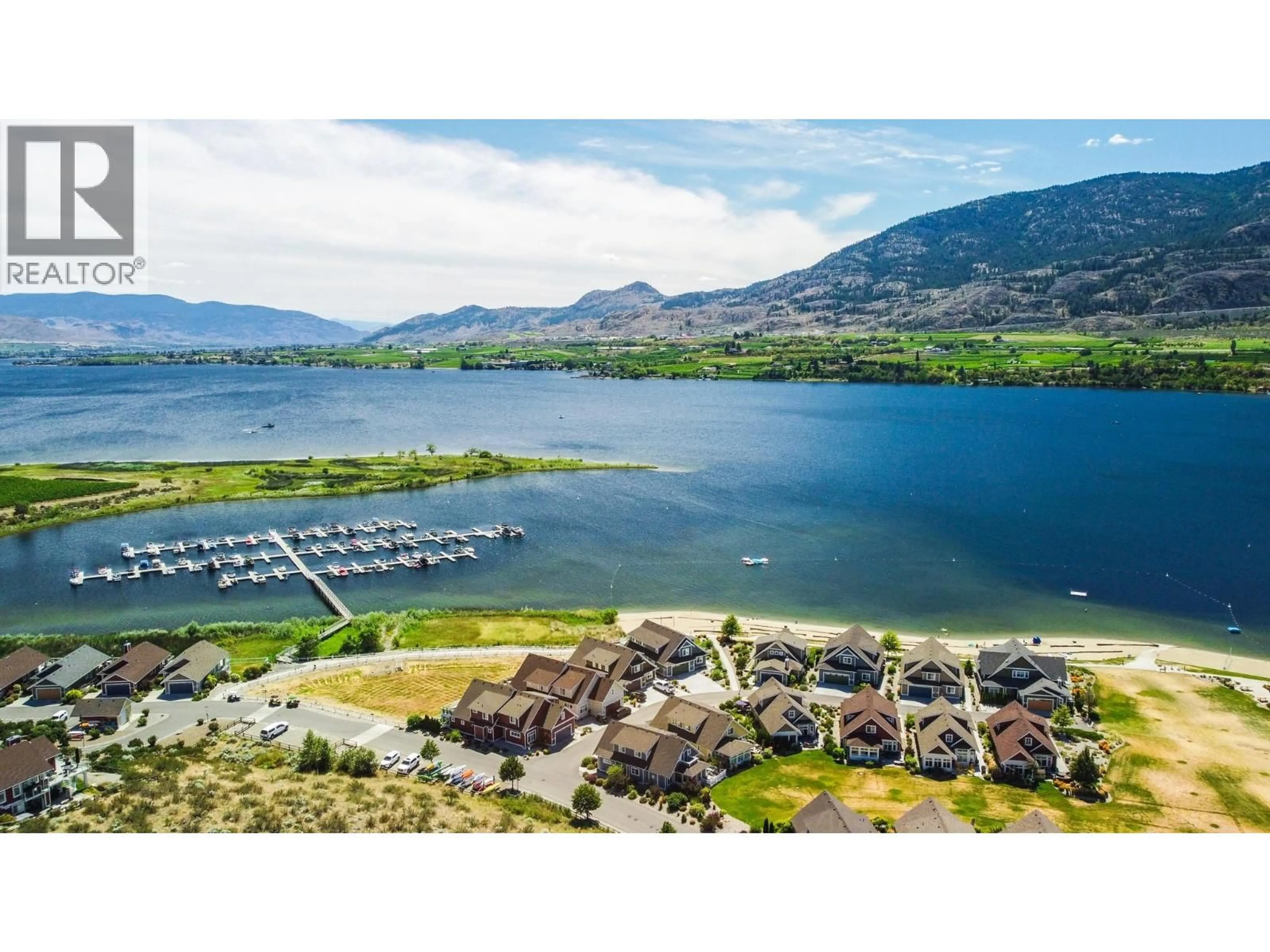 A pic from outside/outdoor area/front of a property/back of a property/a pic from drone, water/lake/river/ocean view for 32 - 2450 RADIO TOWER ROAD, Oliver British Columbia V0H1T1