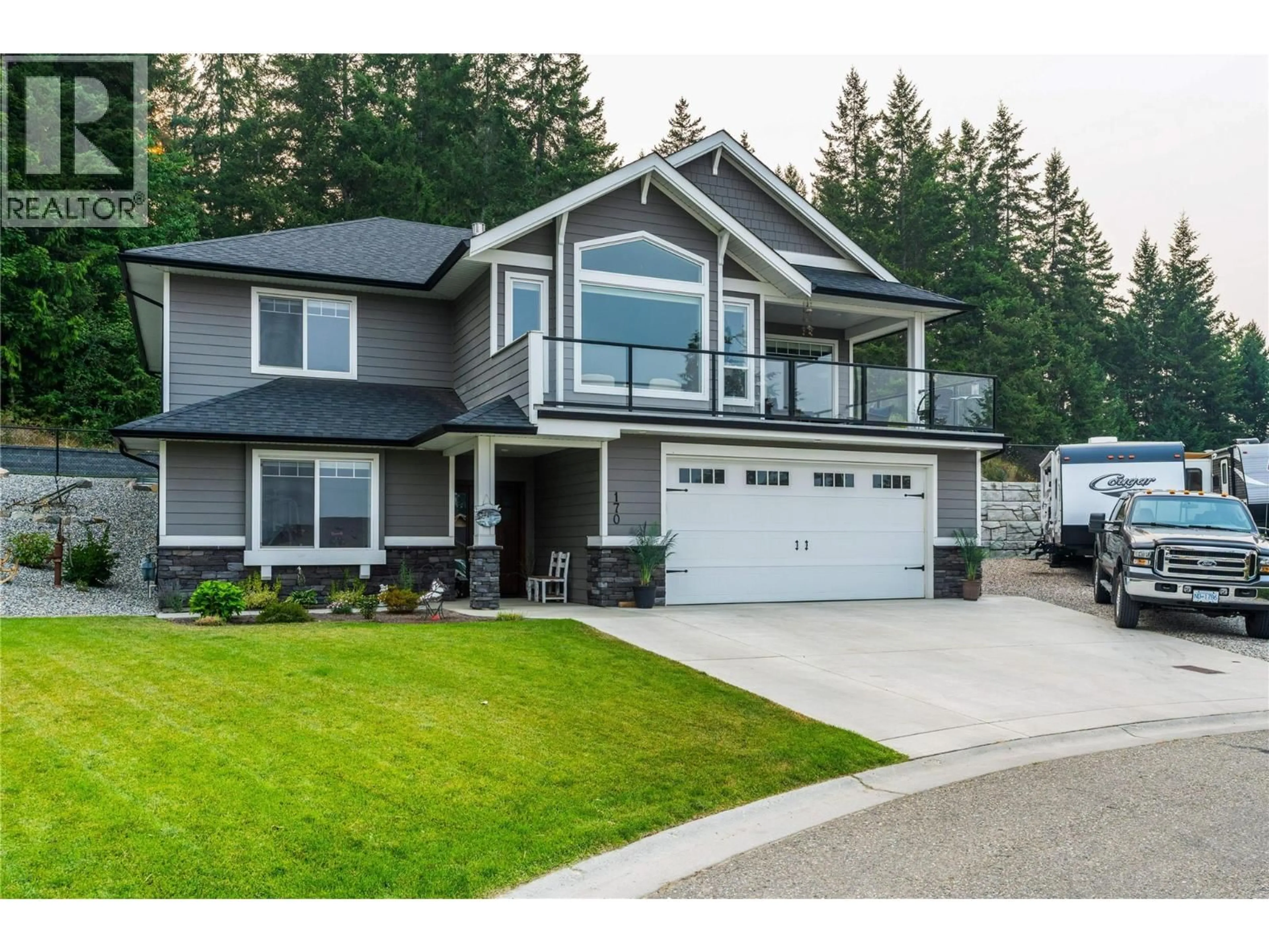 Home with vinyl exterior material, mountain view for 170 VETTER PLACE, Enderby British Columbia V4Y4B7