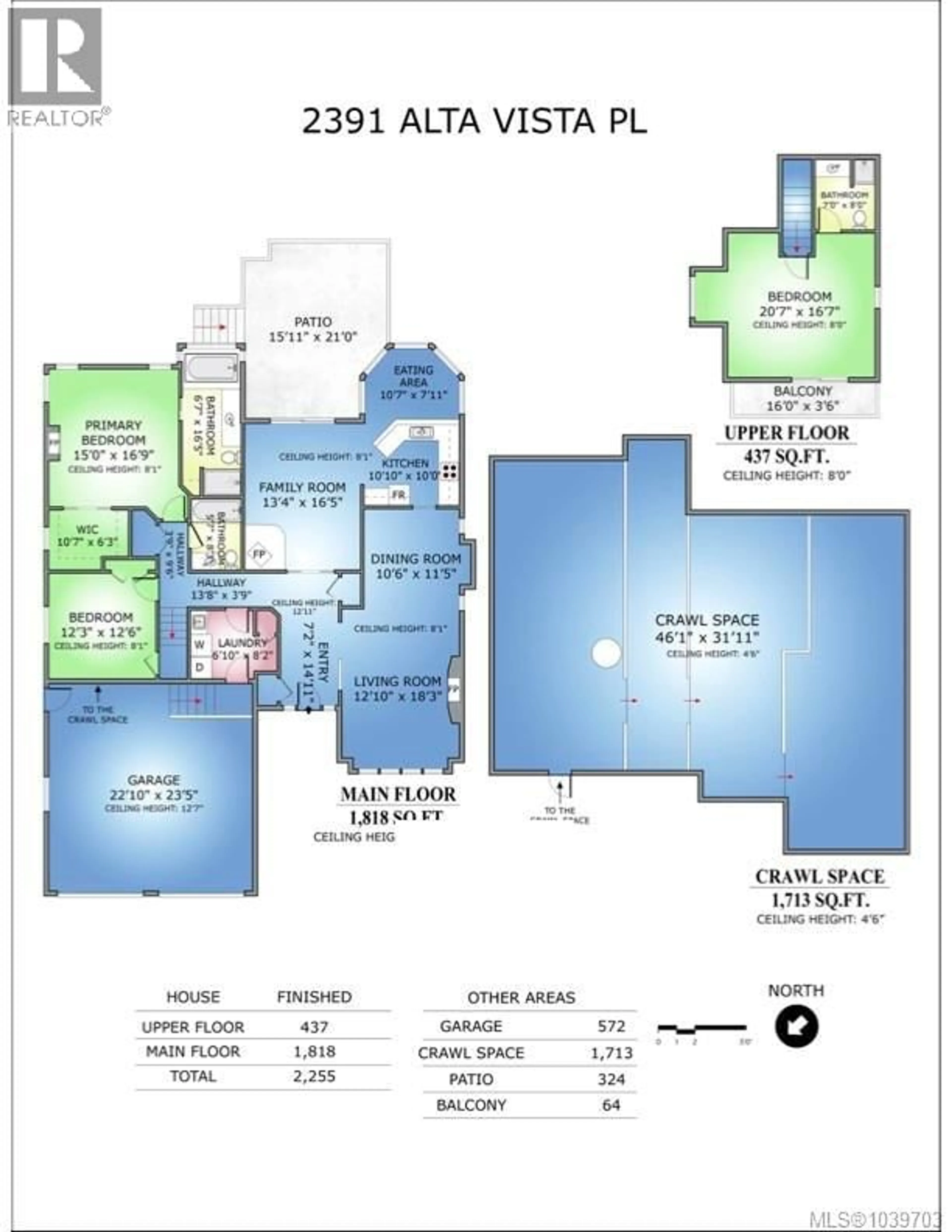 Floor plan for 2391 ALTA VISTA PLACE, Central Saanich British Columbia V8Z5S6