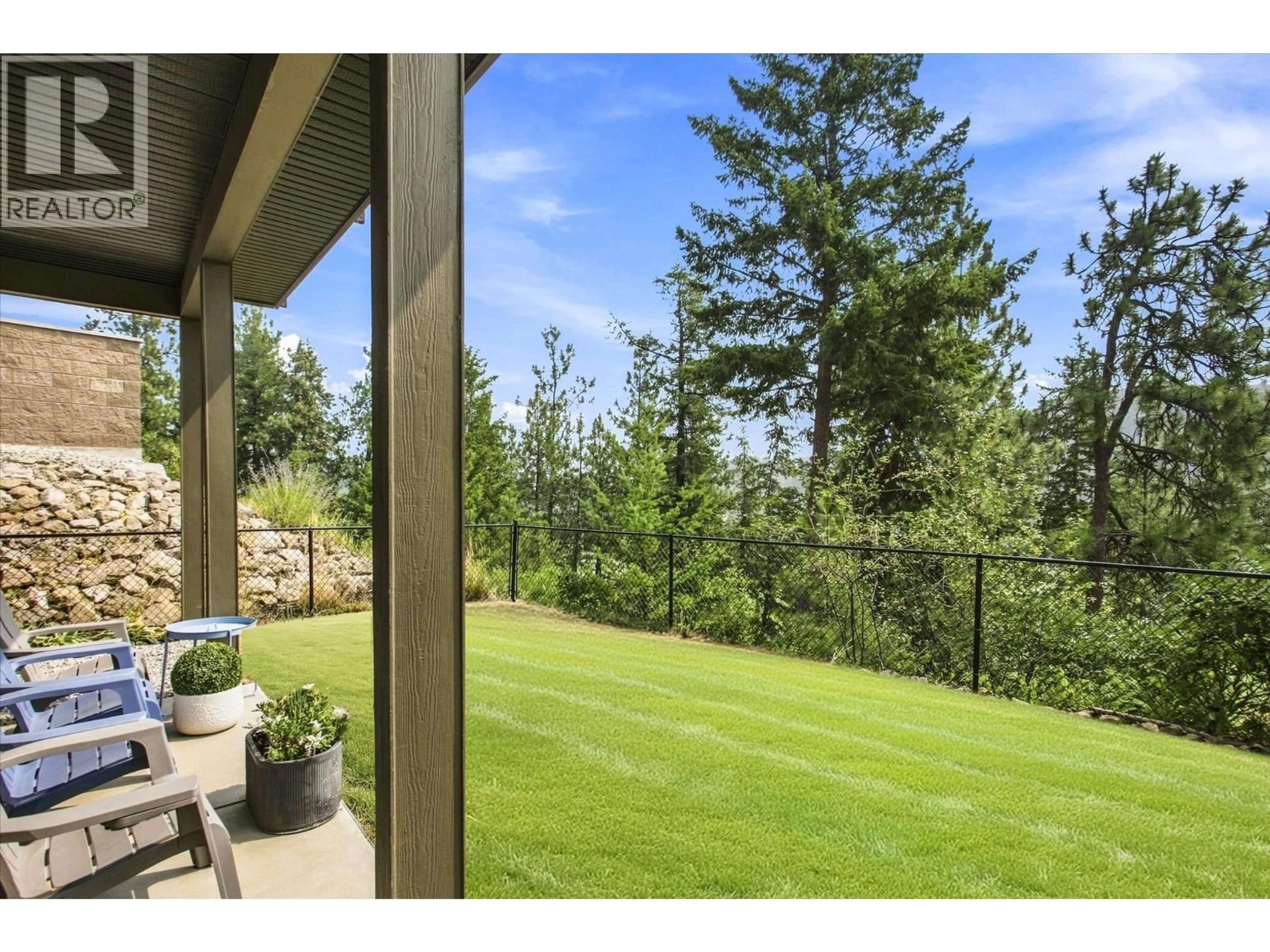 Patio, forest/trees view for 37 - 2490 TUSCANY DRIVE, West Kelowna British Columbia V4T3M4