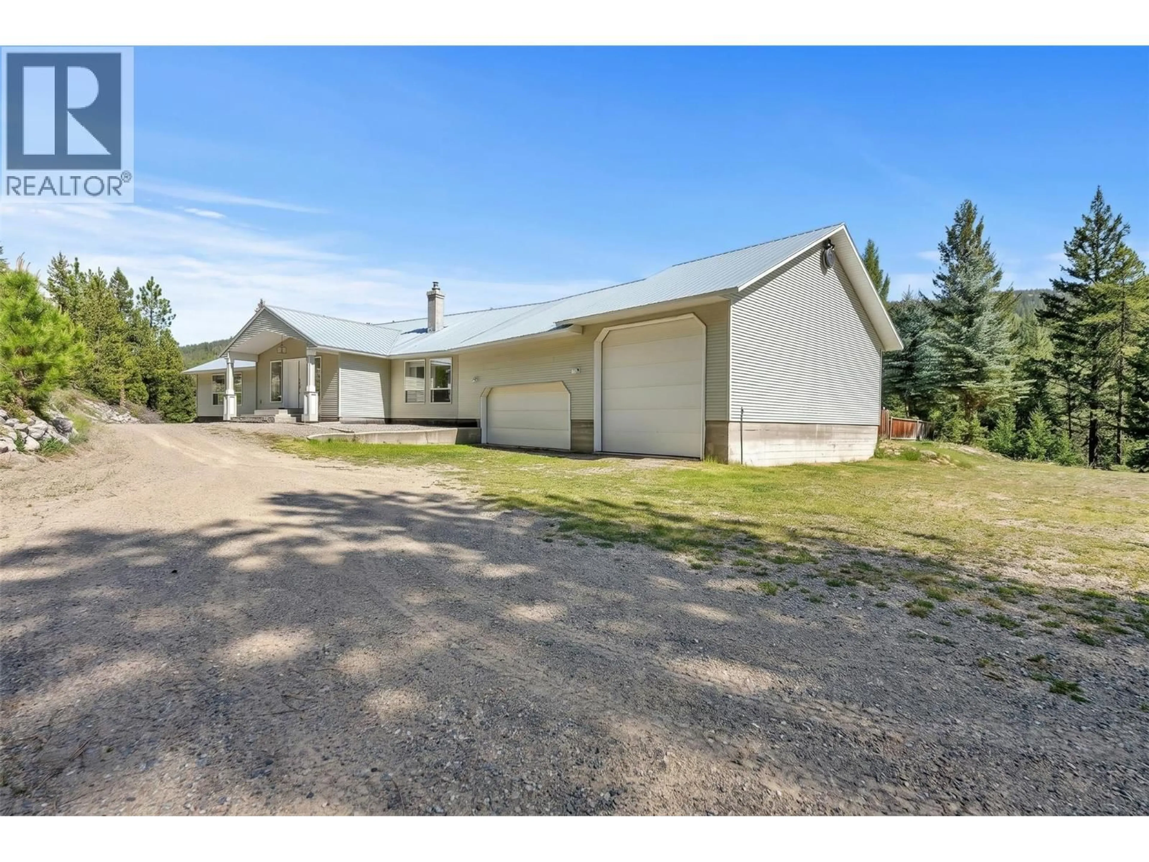 A pic from outside/outdoor area/front of a property/back of a property/a pic from drone, street for 1698 PRINCETON SUMMERLAND ROAD, Princeton British Columbia V0X1W0