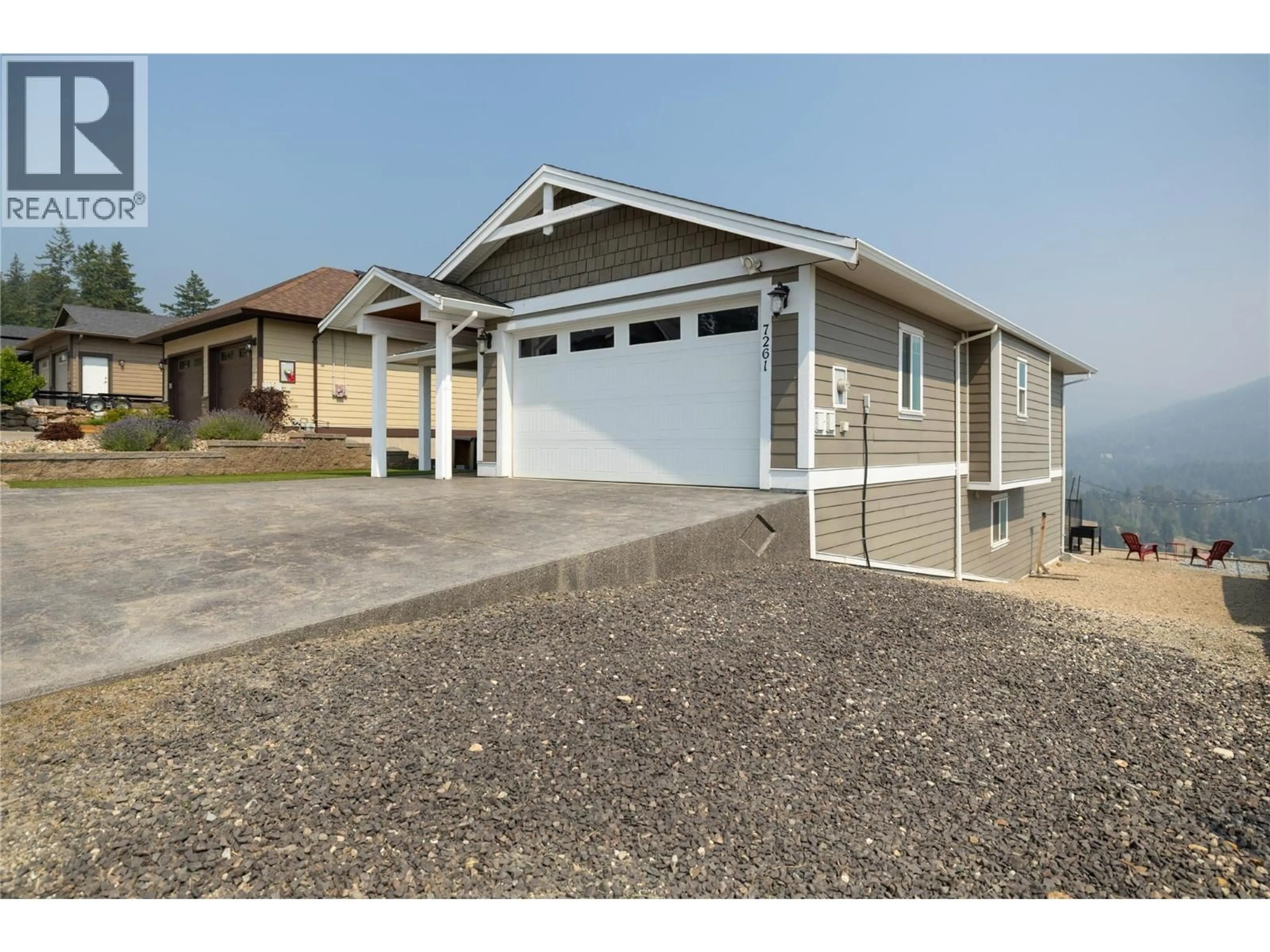 Home with vinyl exterior material, street for 7261 SILVER RIDGE DRIVE, Vernon British Columbia V1B4C6