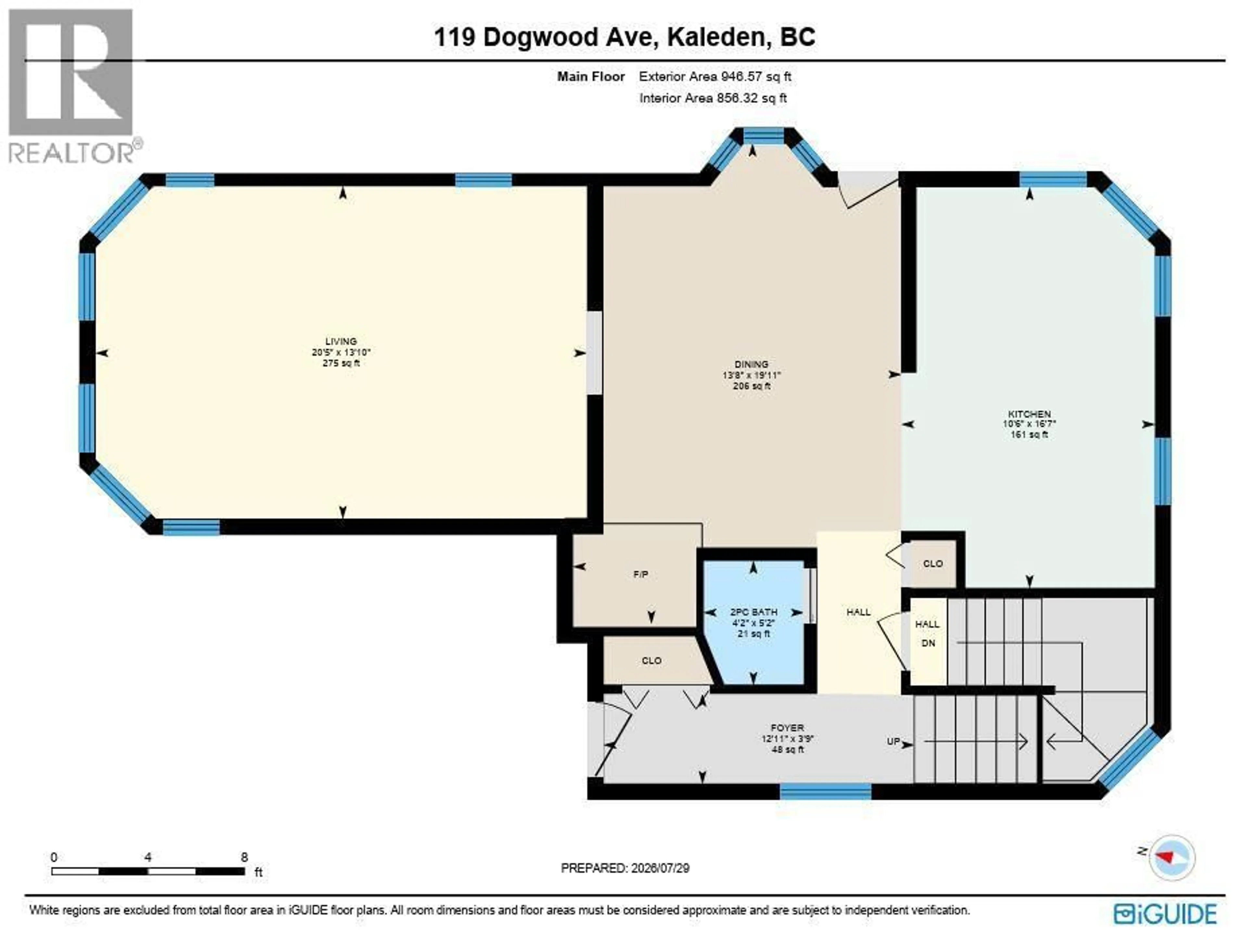 Floor plan for 119 DOGWOOD AVENUE, Kaleden British Columbia V0H1K0
