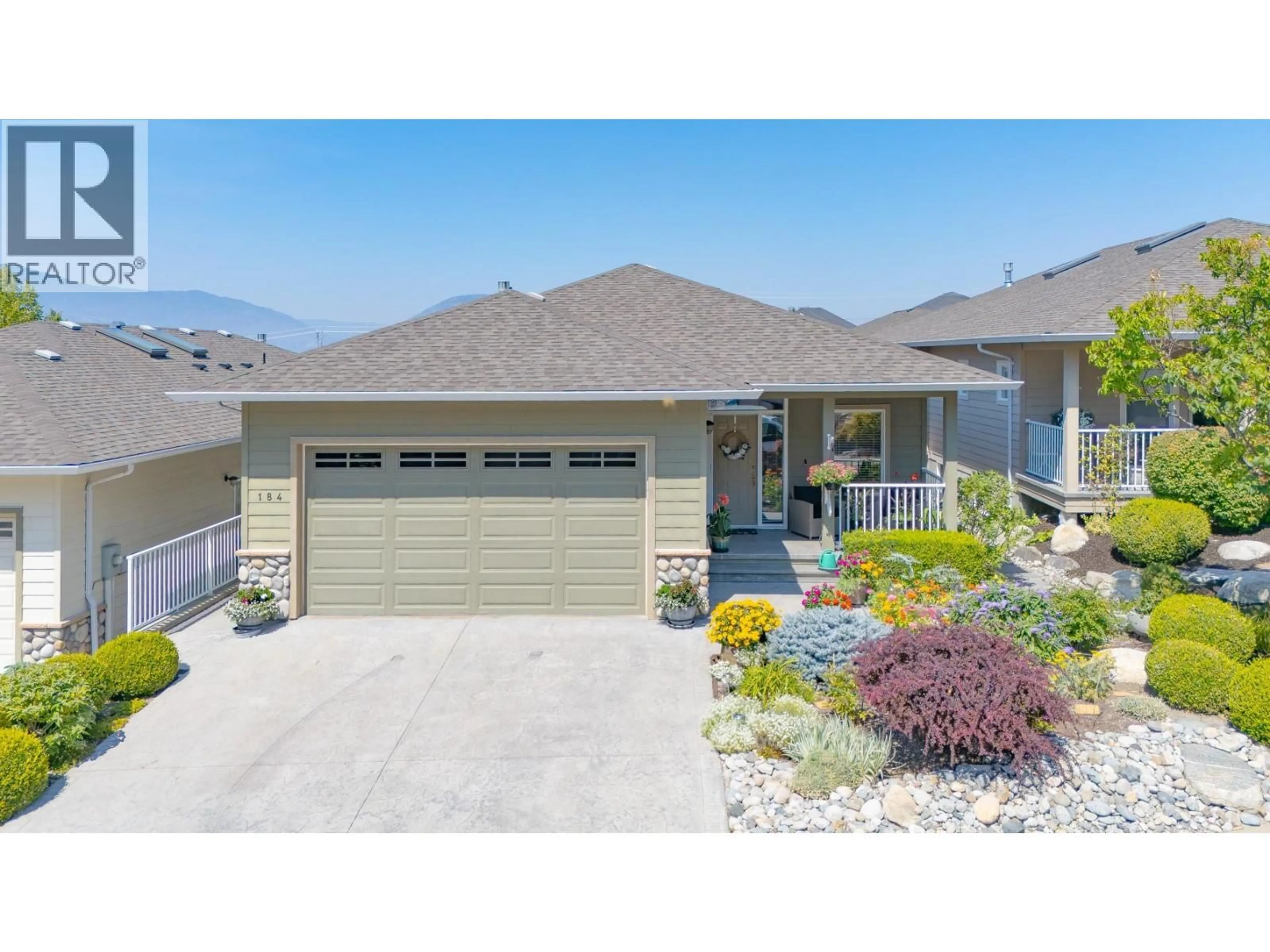 Home with vinyl exterior material, street for 184 - 170 STOCKS CRESCENT, Penticton British Columbia V2A9C6
