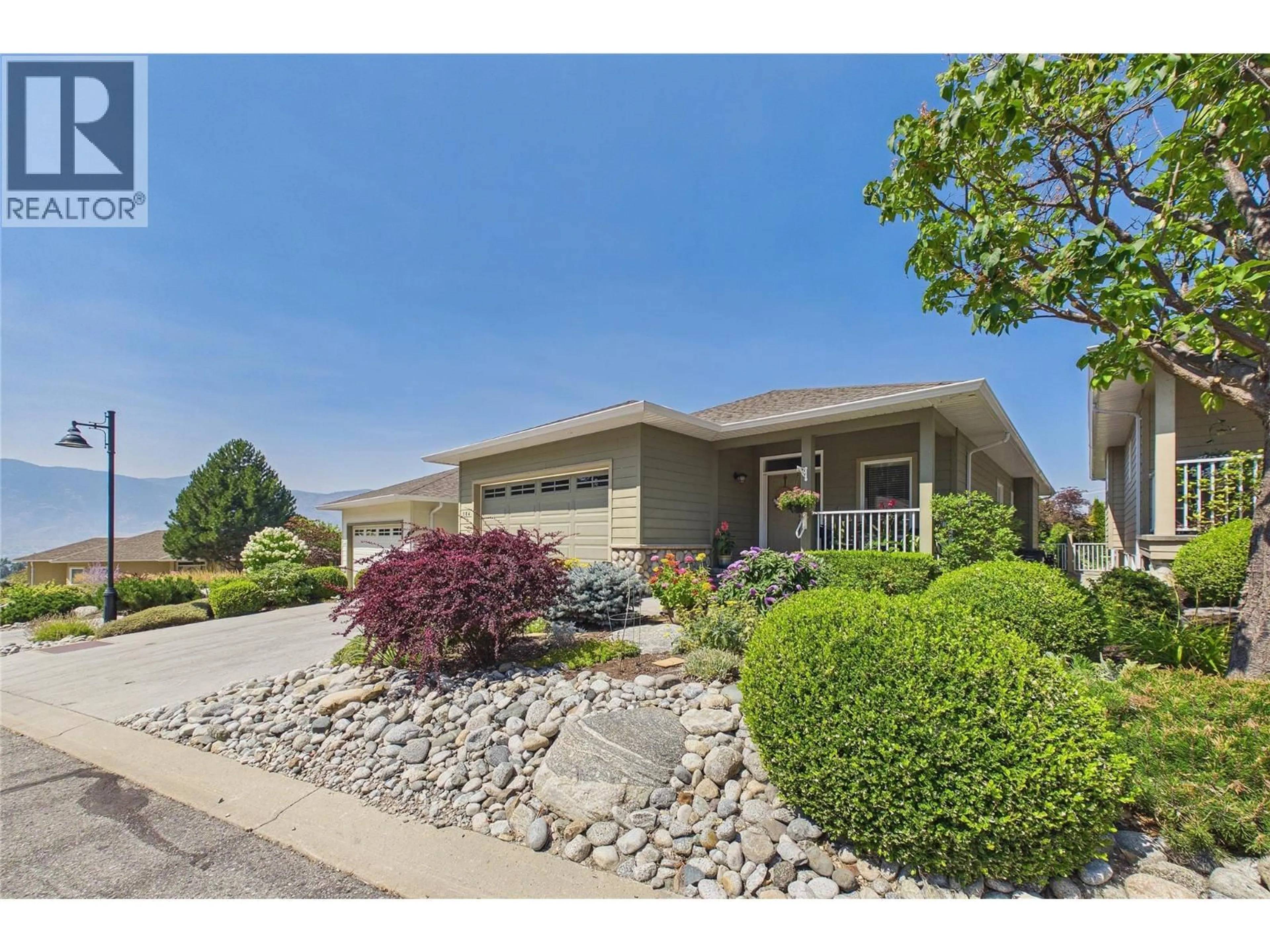 Home with vinyl exterior material, street for 184 - 170 STOCKS CRESCENT, Penticton British Columbia V2A9C6