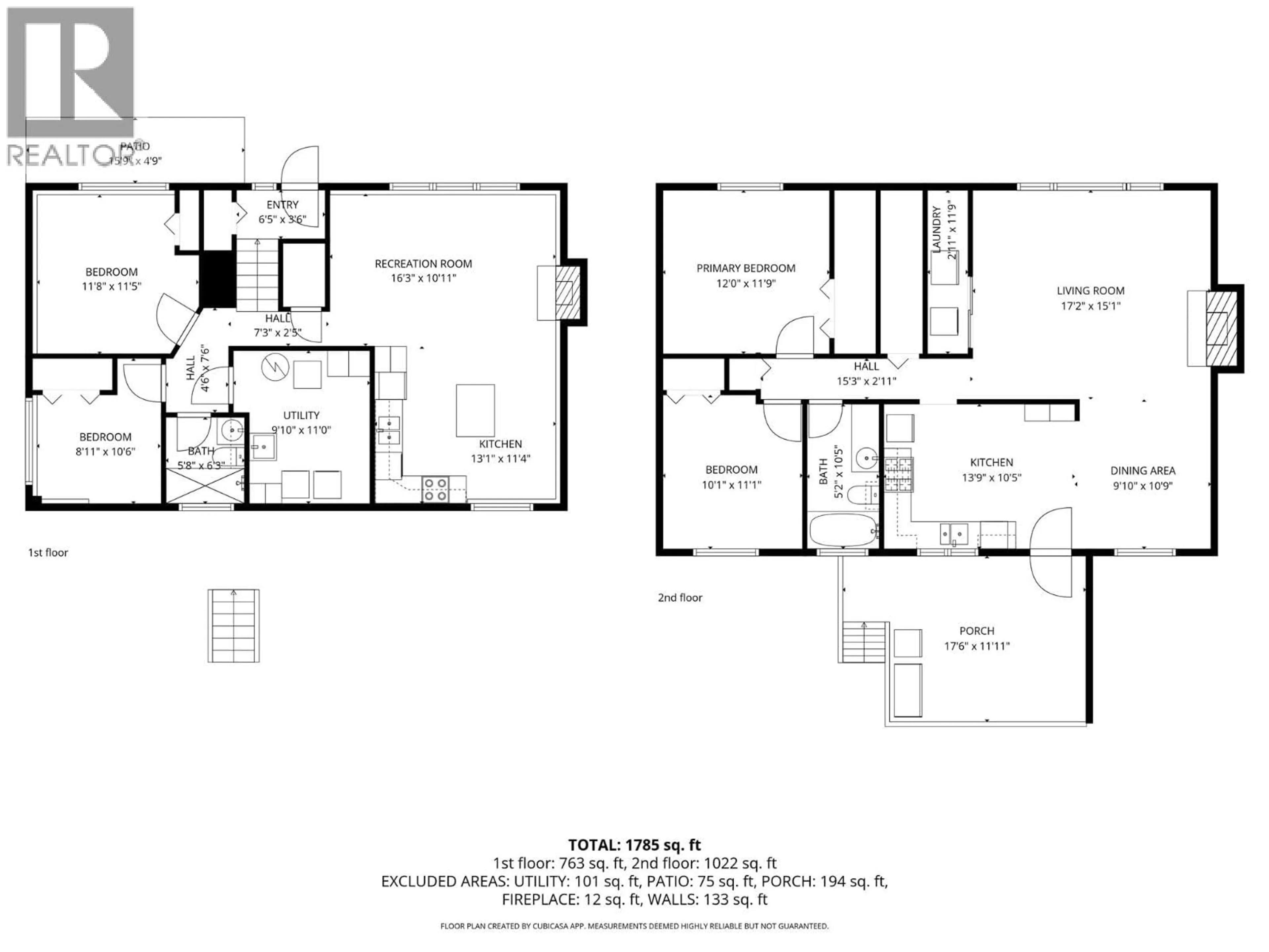 Floor plan for 634 PATRICIA AVENUE, Kamloops British Columbia V2B7M3