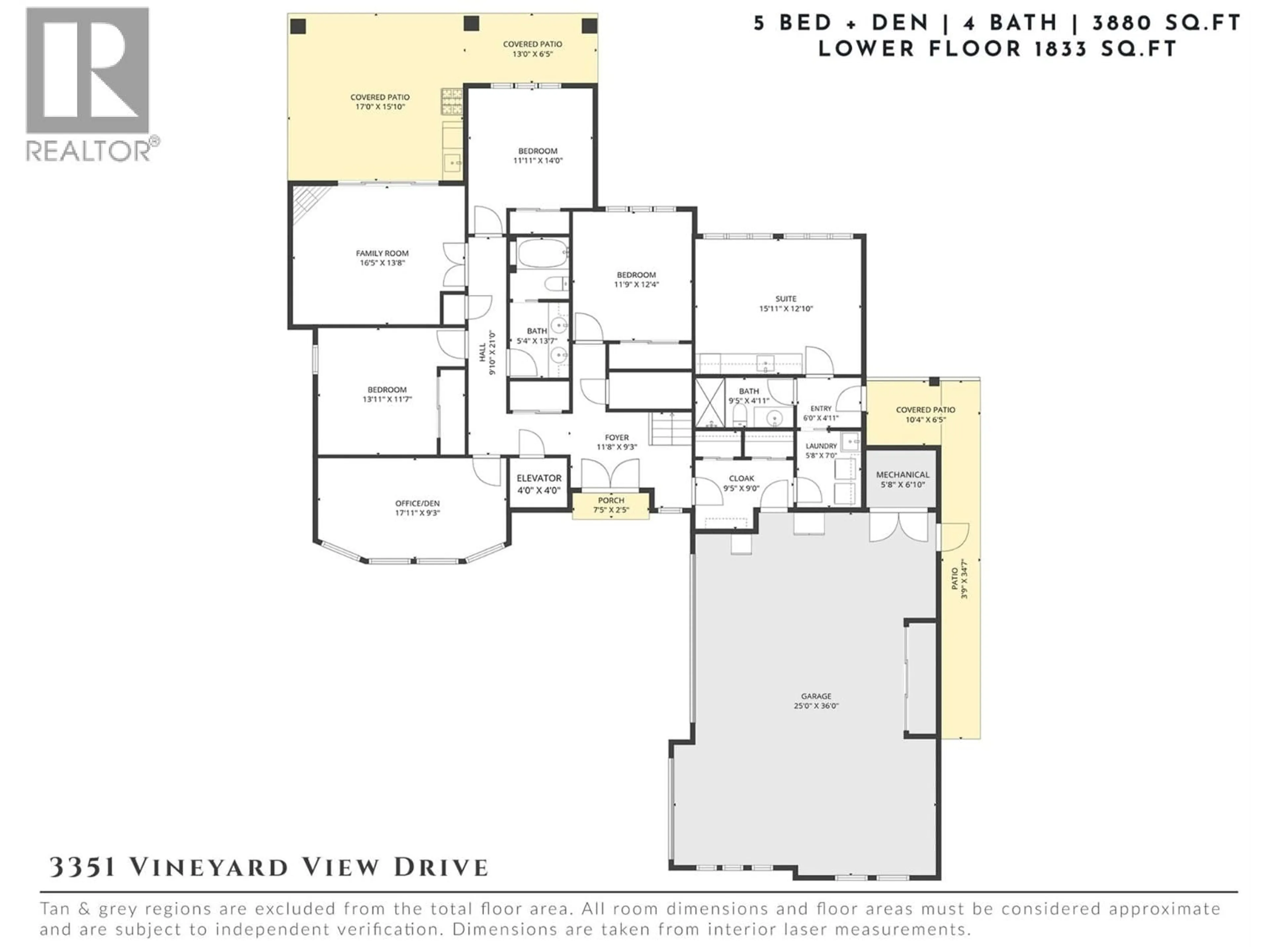 Floor plan for 3351 VINEYARD VIEW DRIVE, West Kelowna British Columbia V4T3M3