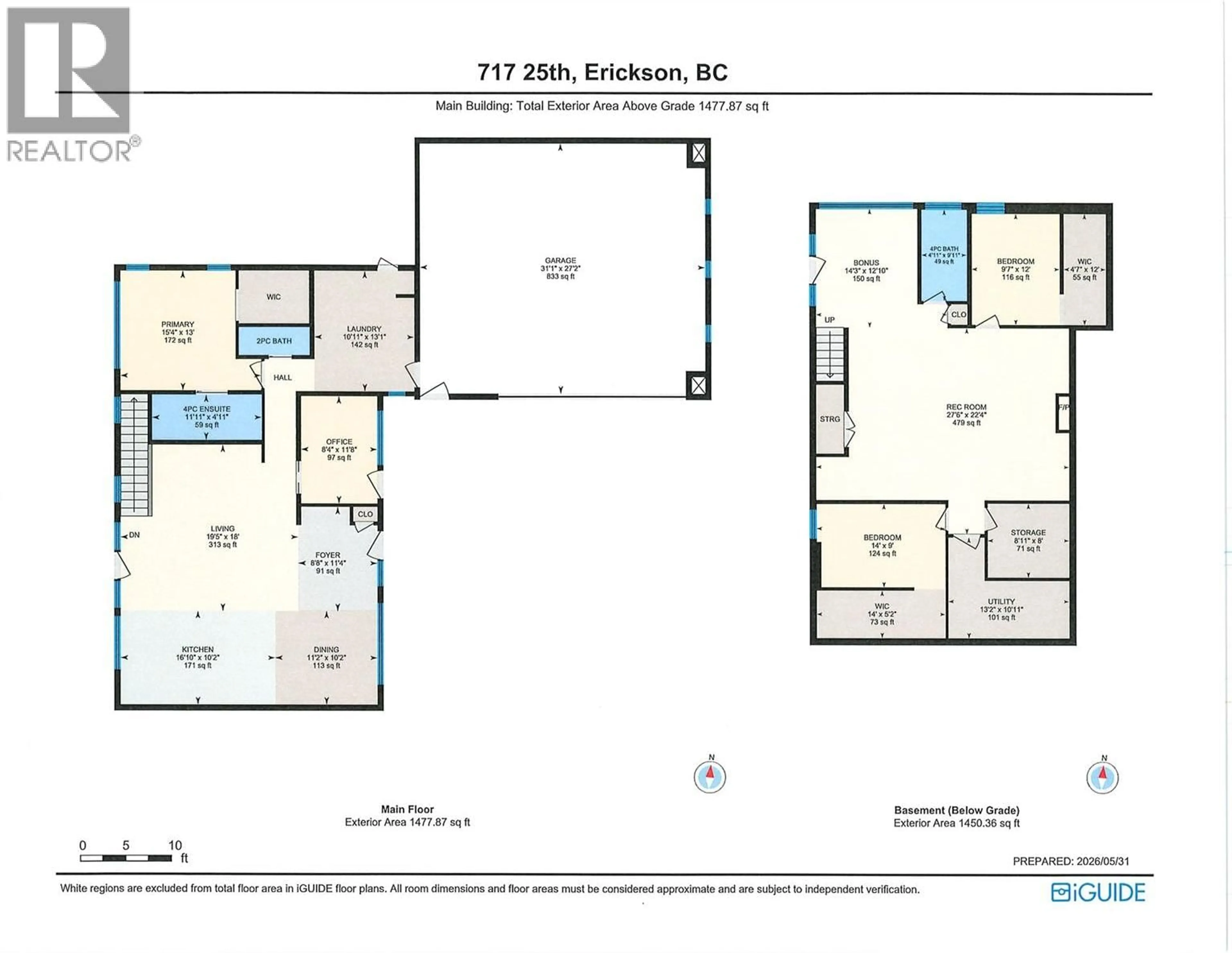 Floor plan for 717 25TH AVENUE SOUTH, Erickson British Columbia V0B1G1