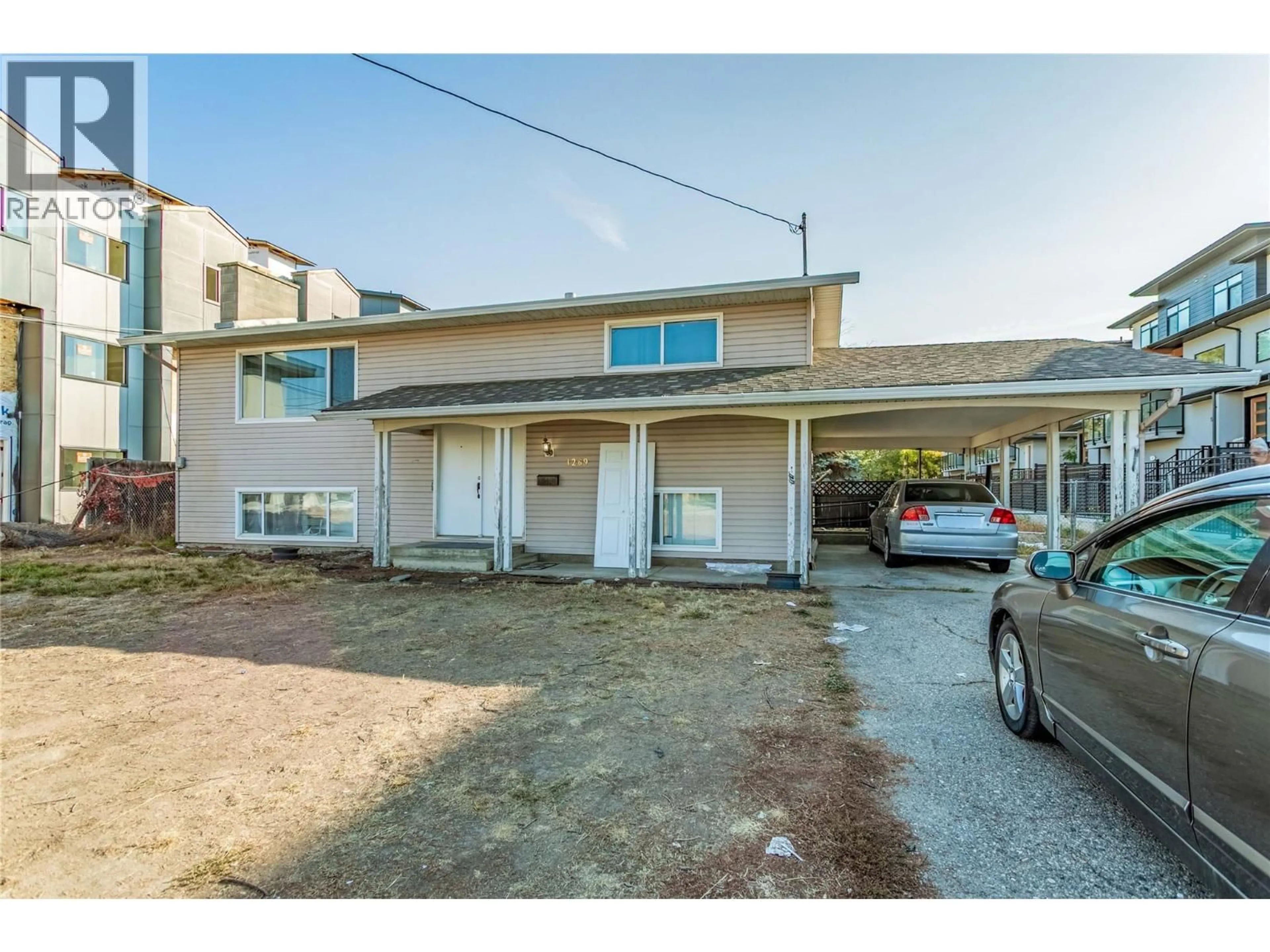 A pic from outside/outdoor area/front of a property/back of a property/a pic from drone, street for 1269 FINDLAY ROAD, Kelowna British Columbia V1X5B1