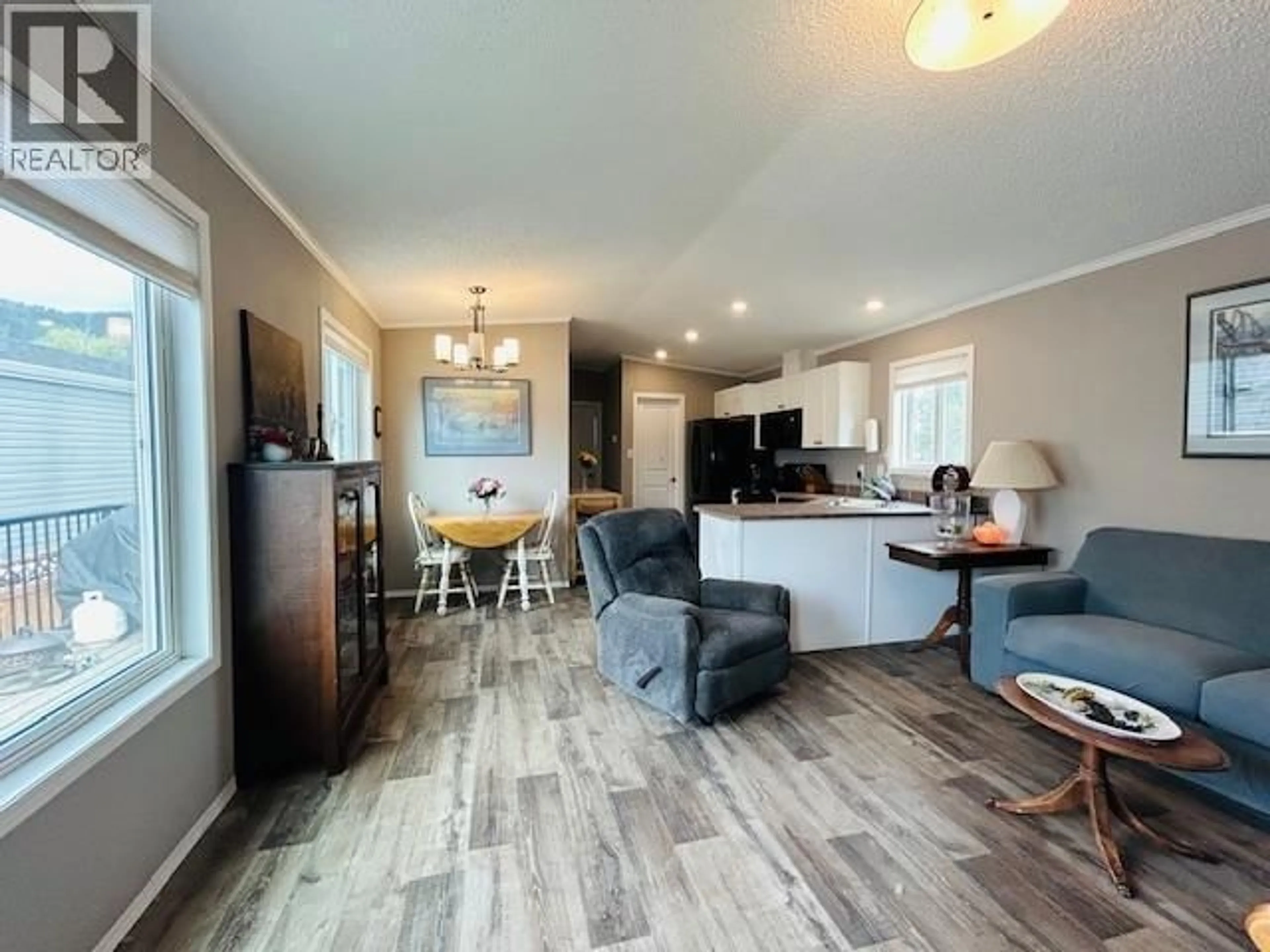 Open concept kitchen, wood/laminate floor for 13 - 235 AYLMER ROAD, Chase British Columbia V0E1M0