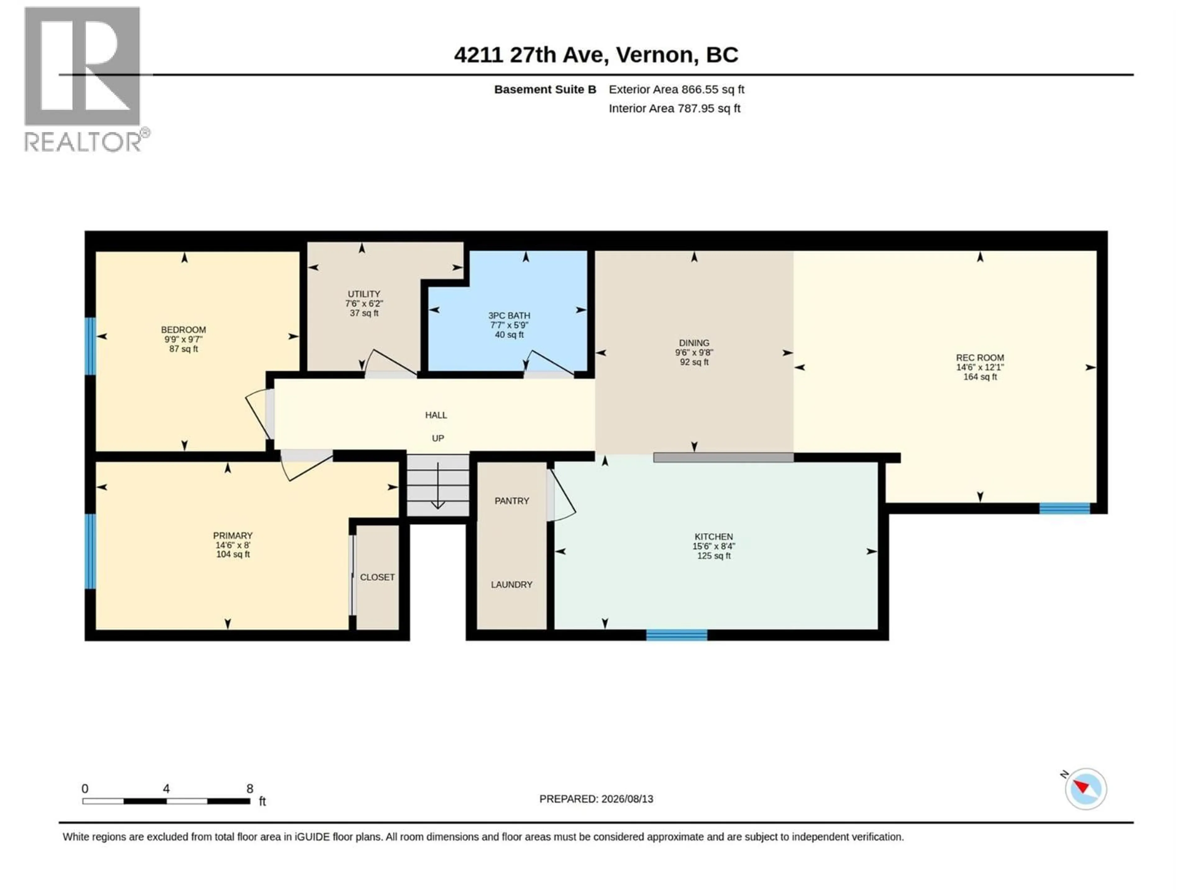 Floor plan for 4211 27 AVENUE, Vernon British Columbia V1T1T3