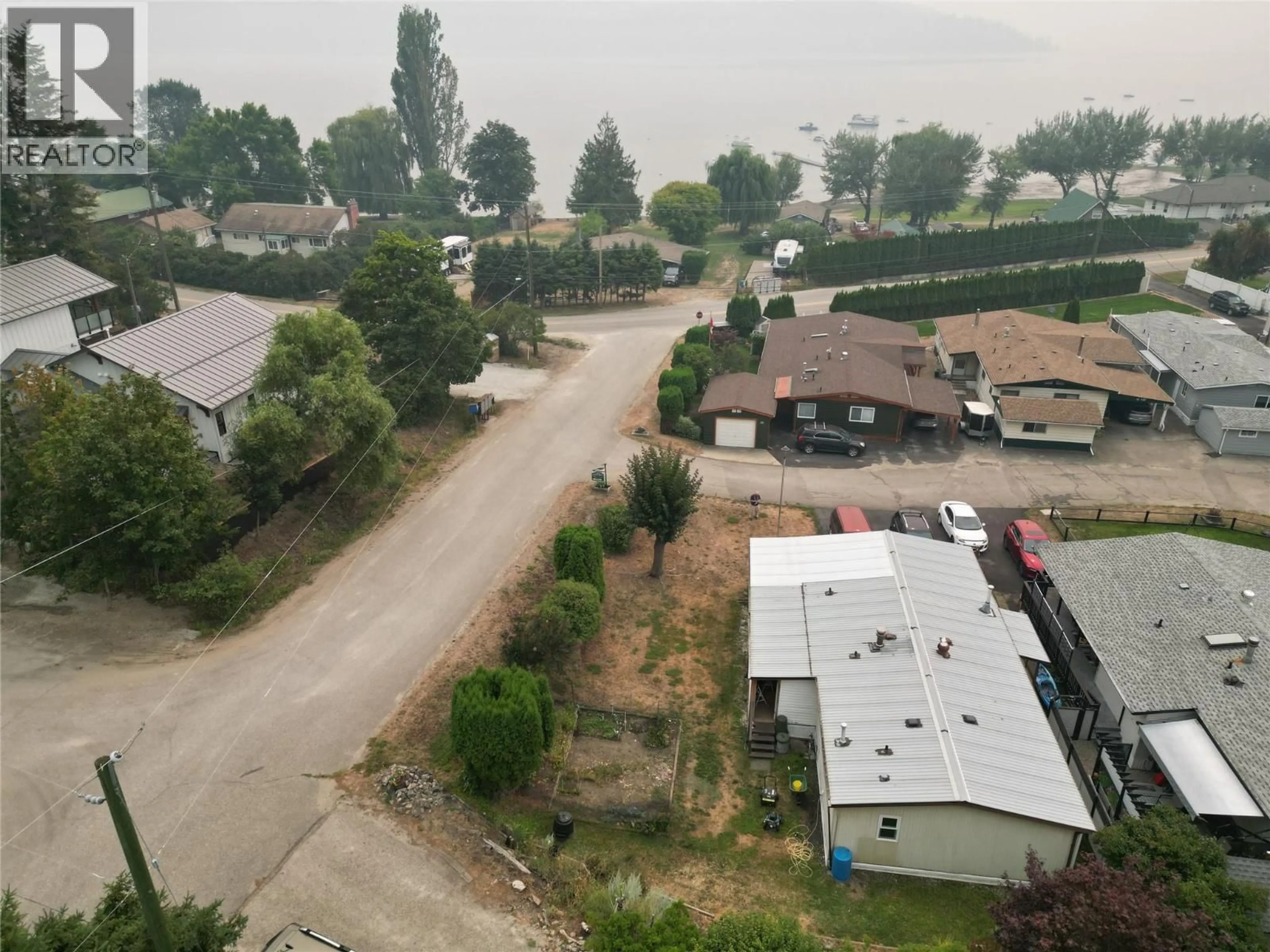 A pic from outside/outdoor area/front of a property/back of a property/a pic from drone, mountain view for 17 - 537 BEGBIE ROAD, Tappen British Columbia V0E2X1