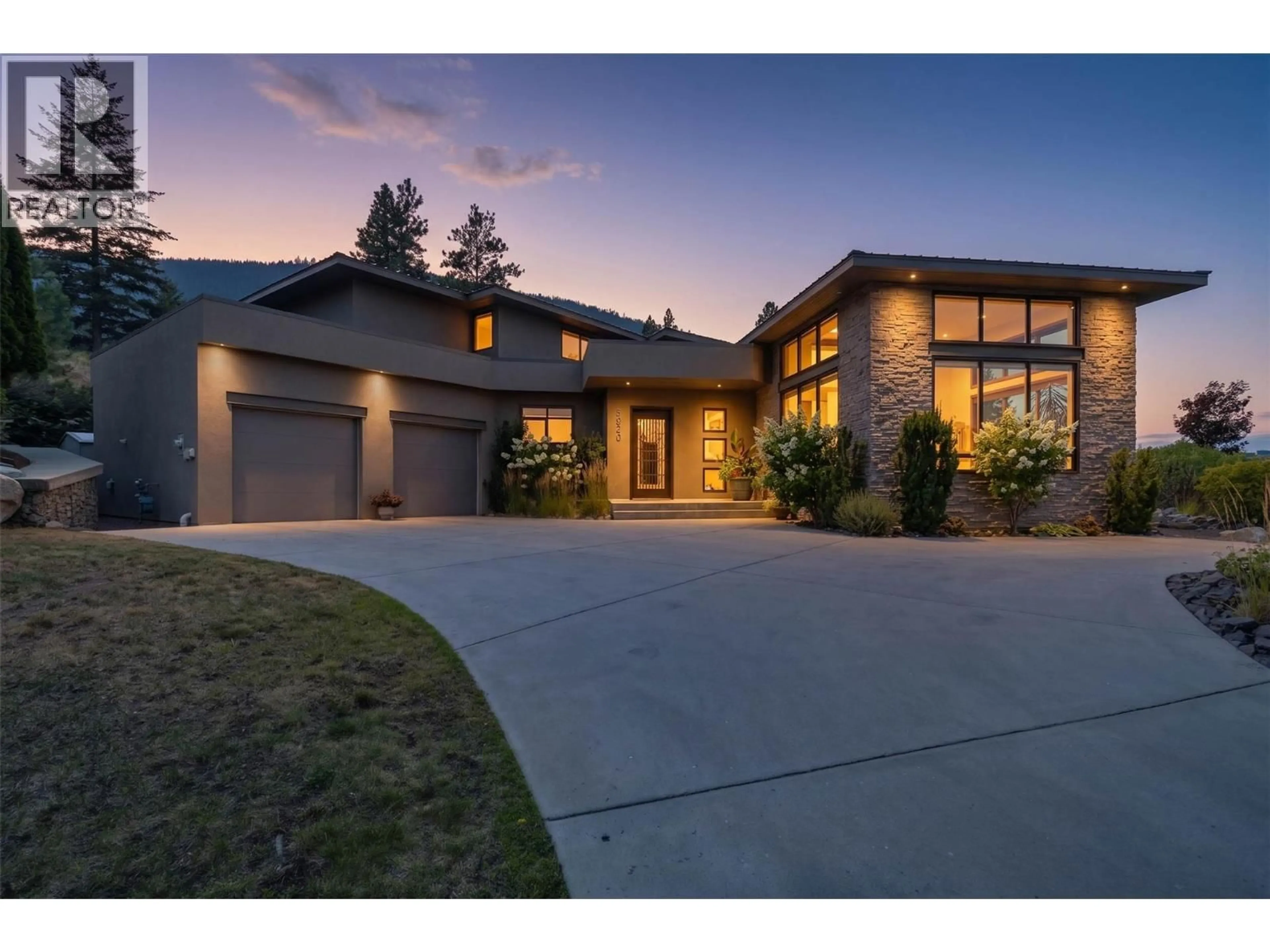 Home with brick exterior material, street for 3020 KICKING HORSE DRIVE, Kamloops British Columbia V2E2T6