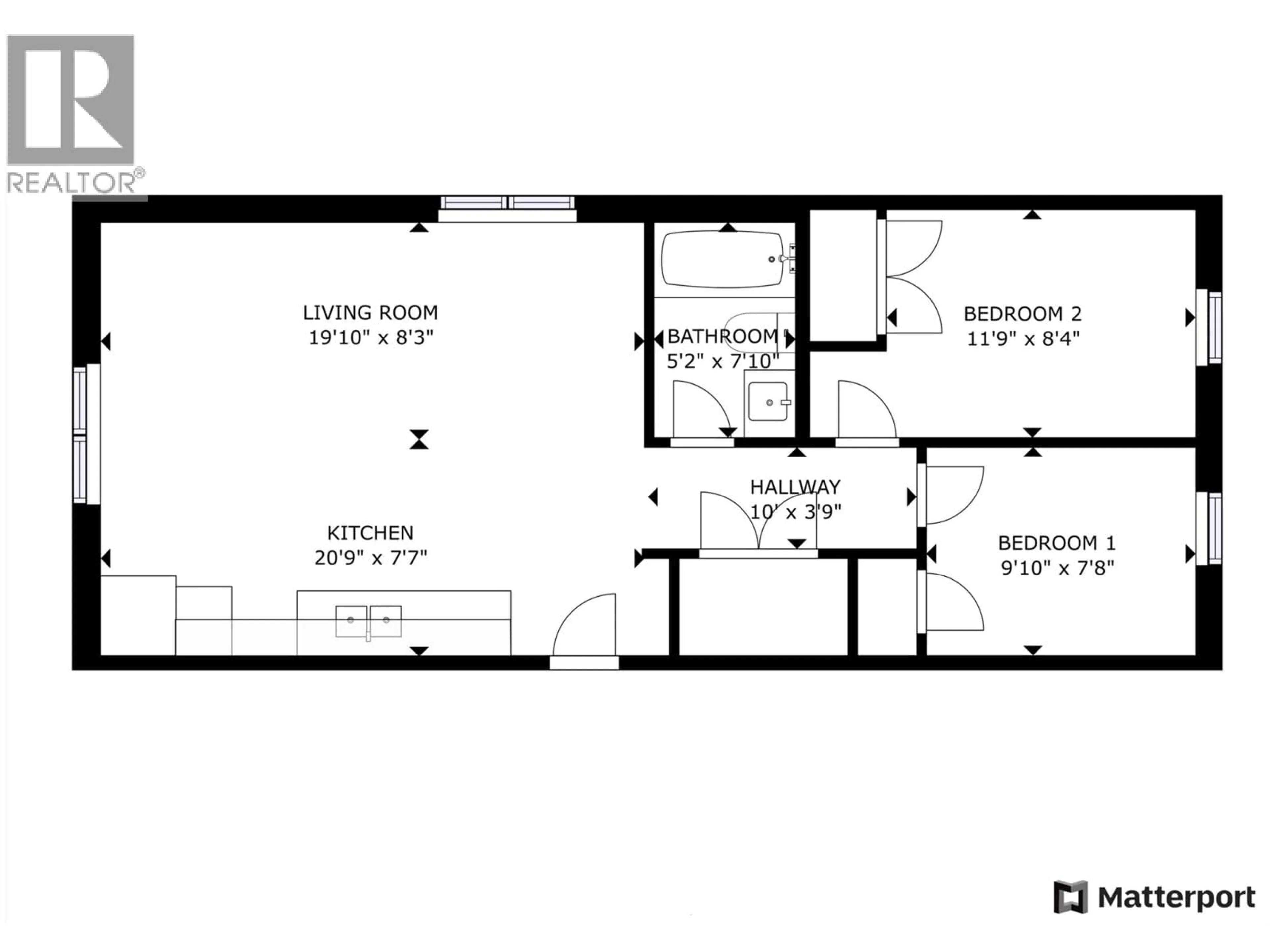 Floor plan for D - 1224 STANLEY STREET, Nelson British Columbia V1L1P7