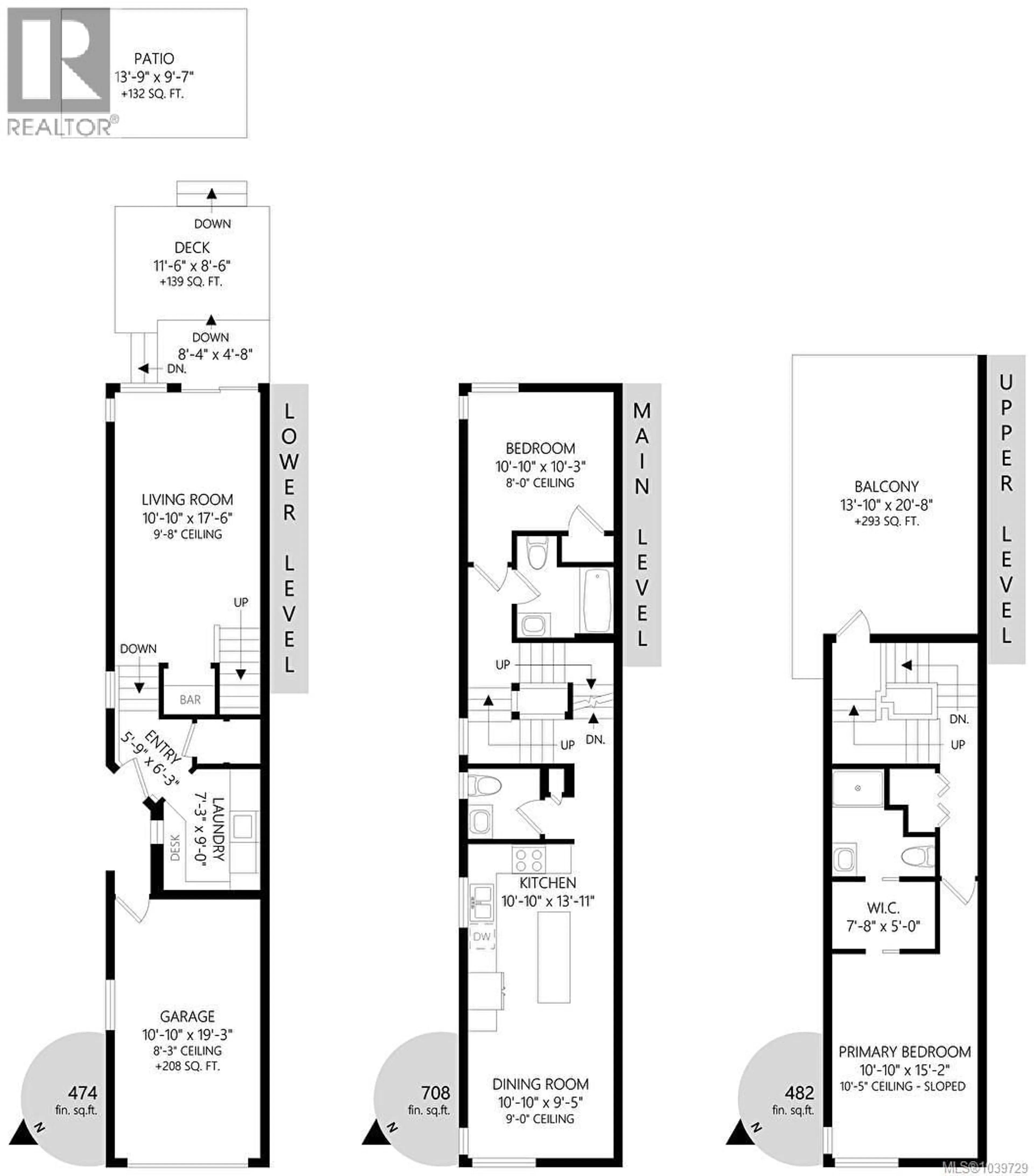 Floor plan for 117 ST. LAWRENCE STREET, Victoria British Columbia V8V1X7