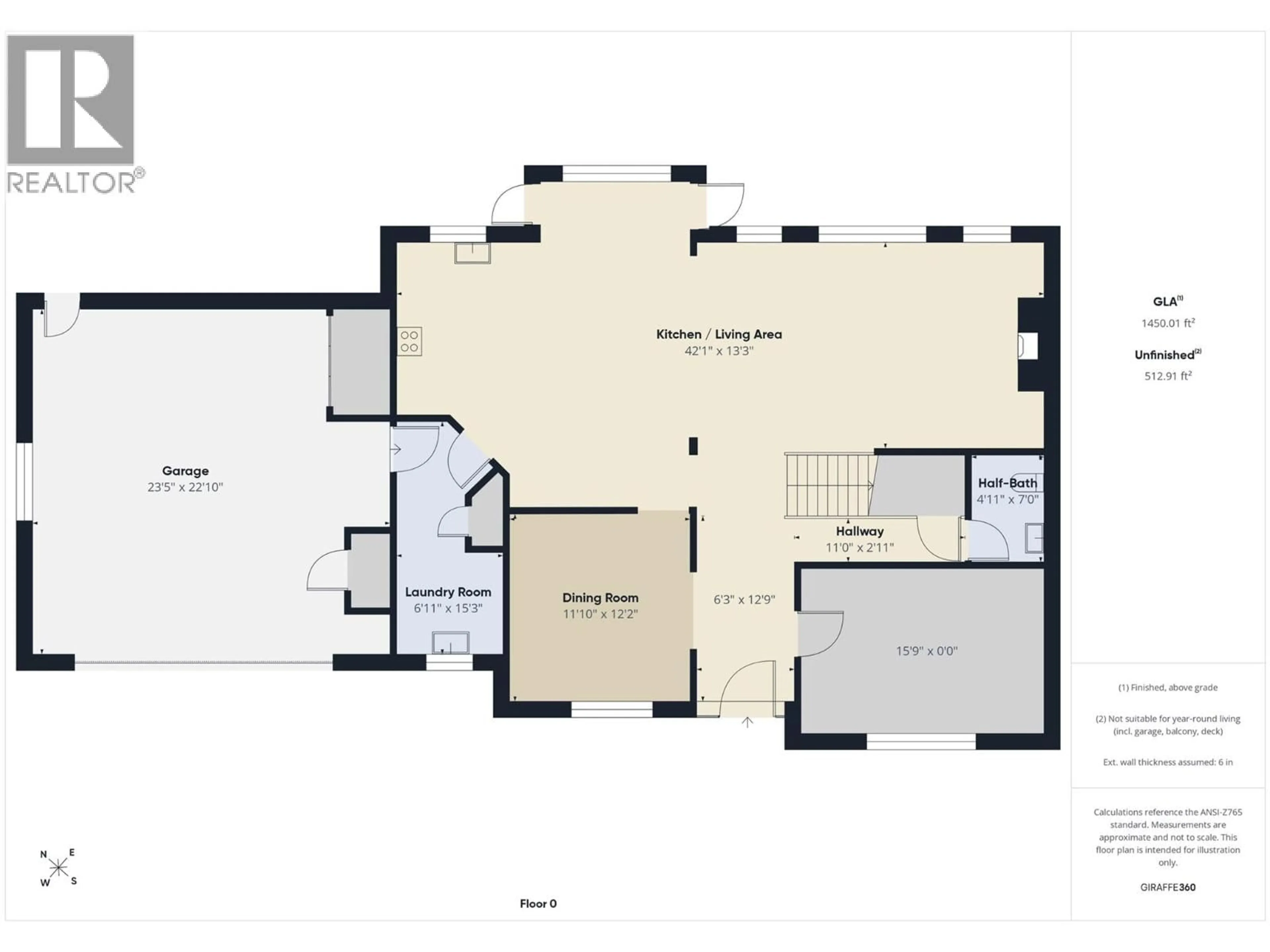 Floor plan for 4335 LYSONS CRESCENT, Kelowna British Columbia V1W4S9