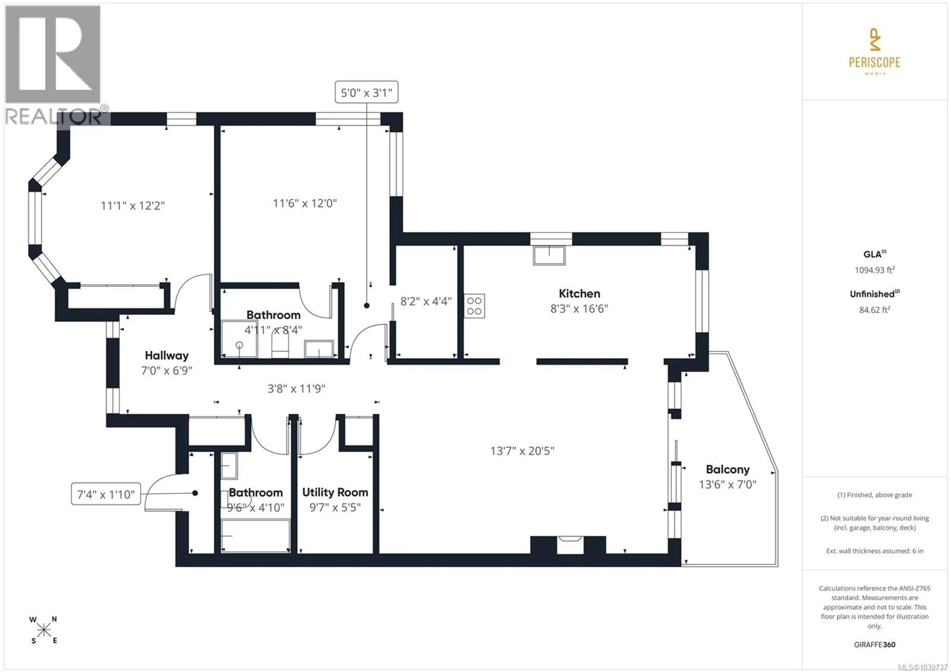 Floor plan for 398 PETROGLYPH CRESCENT, Nanaimo British Columbia V9R5K1