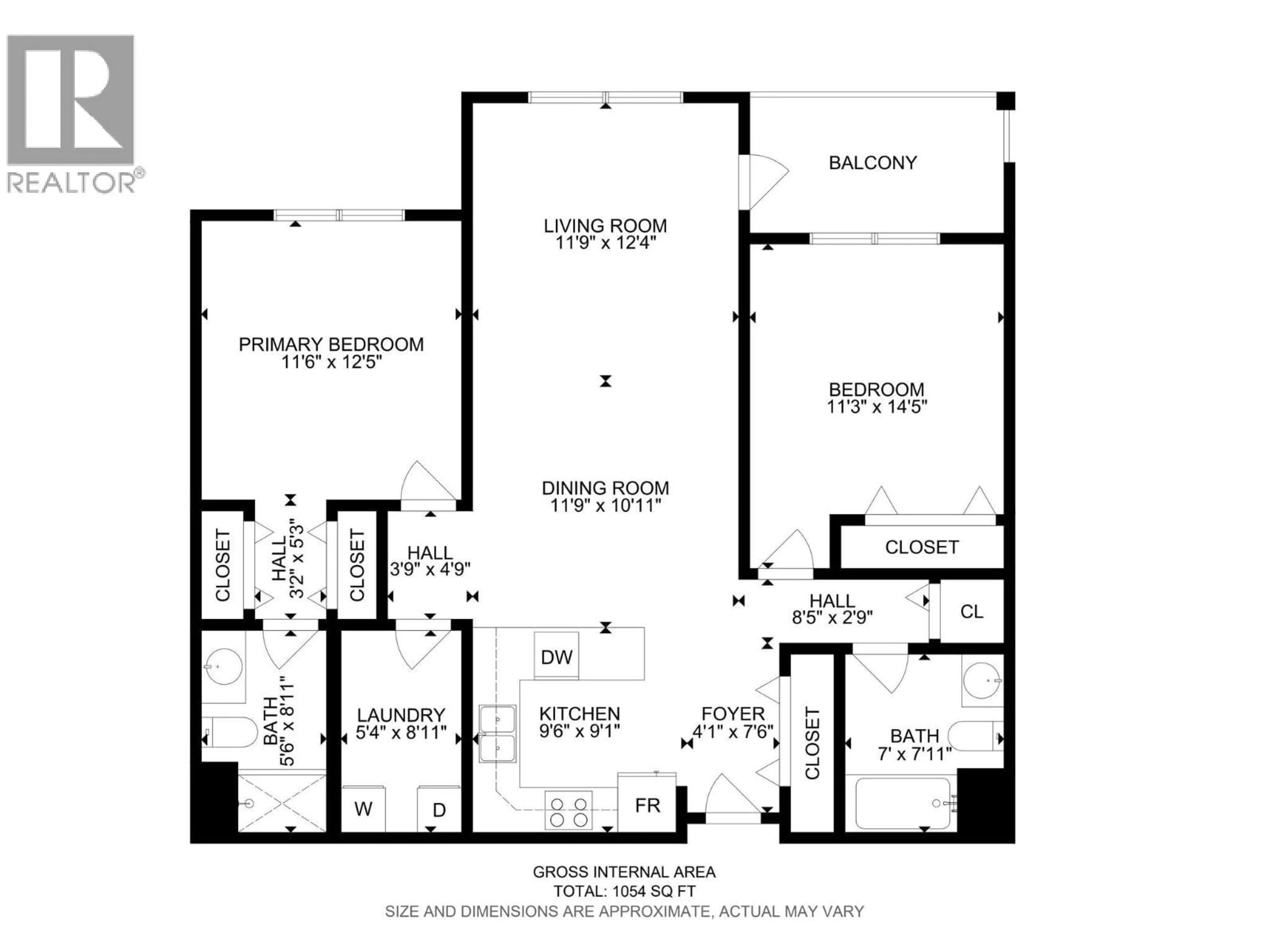 Floor plan for 210 - 770 RUTLAND ROAD, Kelowna British Columbia V1X3B7