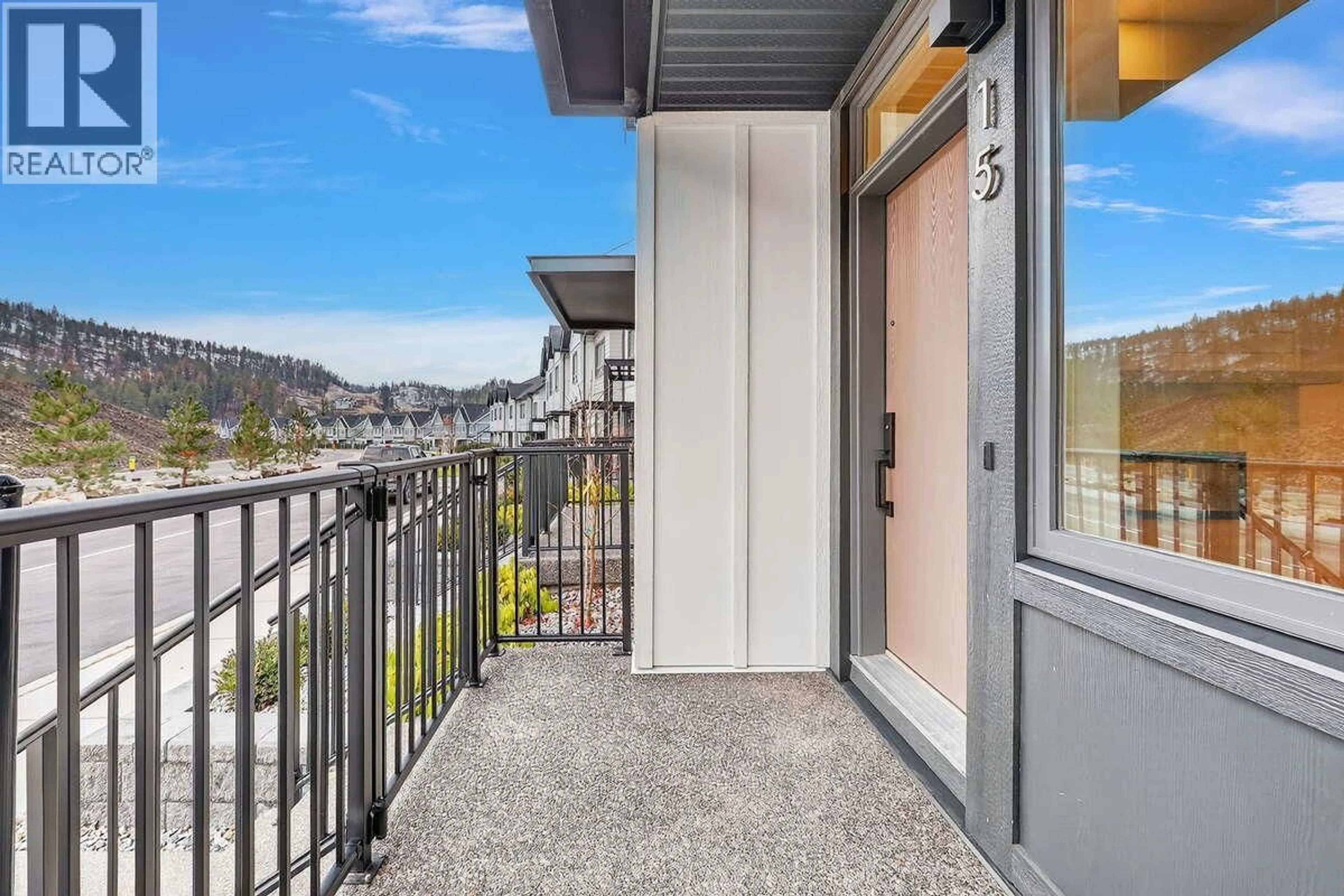 Balcony in the apartment, unknown for 15 - 1550 UNION ROAD, Kelowna British Columbia V1V0G9