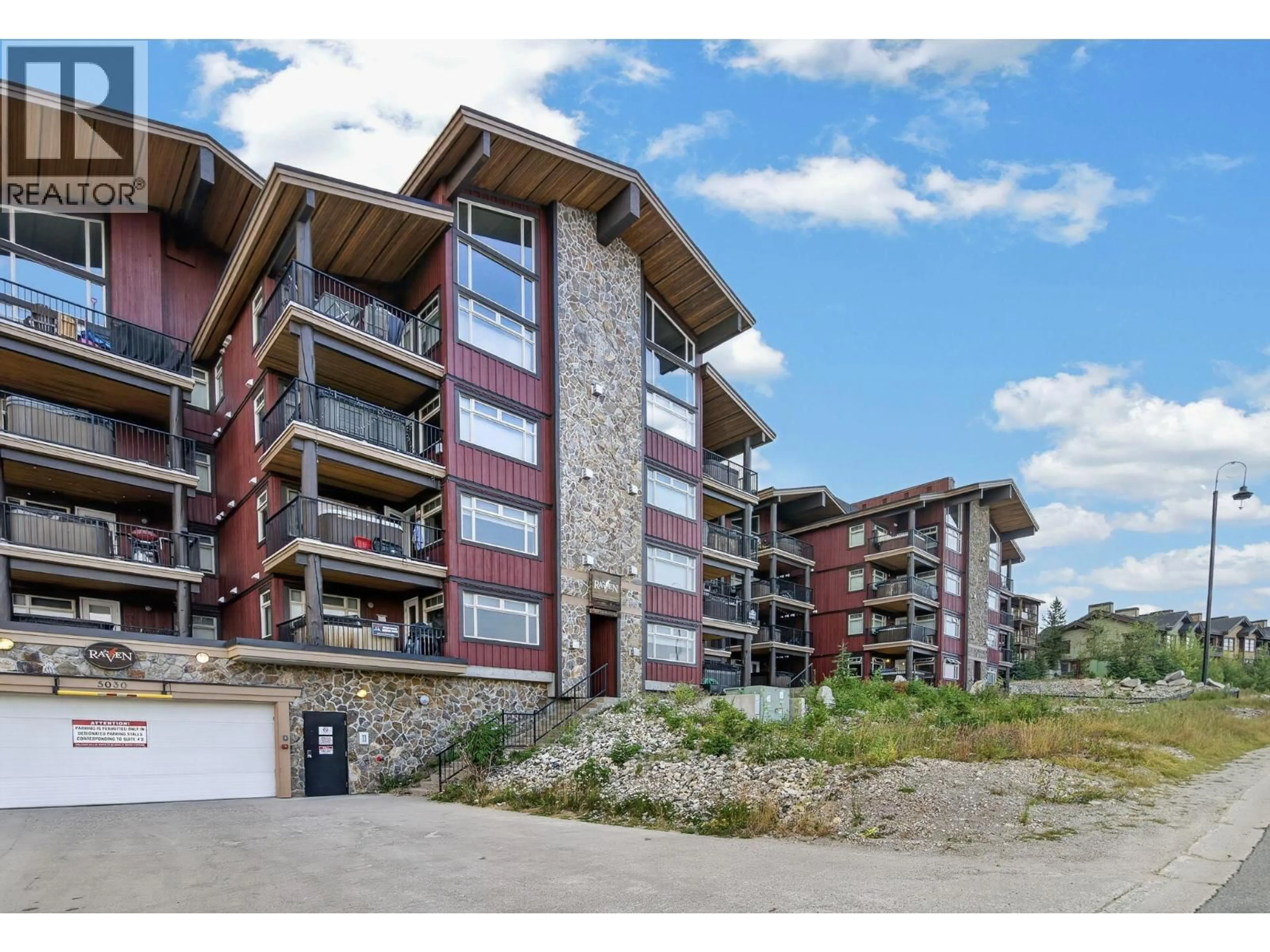 A pic from outside/outdoor area/front of a property/back of a property/a pic from drone, unknown for 310 - 5030 SNOWBIRD WAY, Big White British Columbia V1P1P3