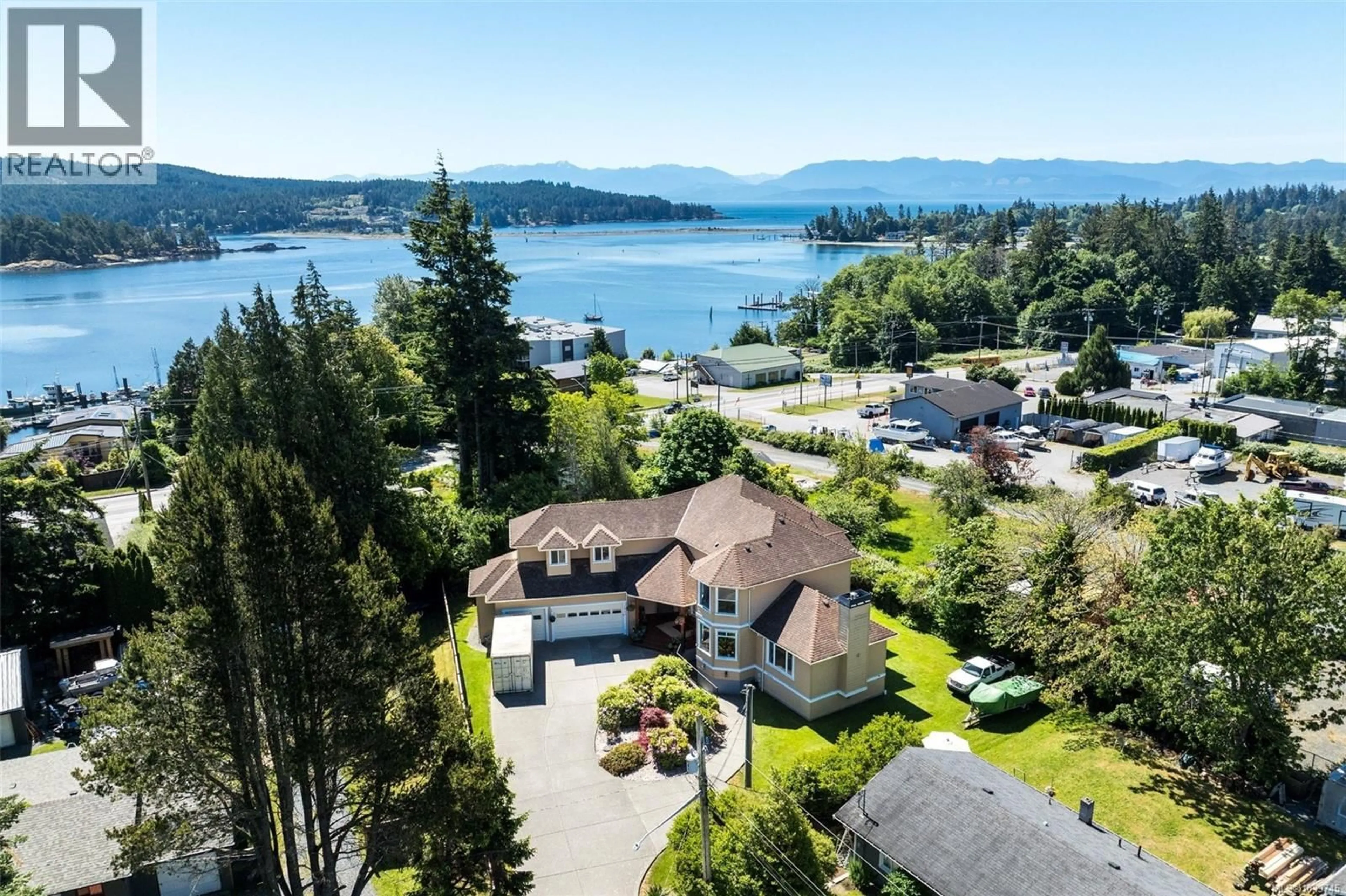 A pic from outside/outdoor area/front of a property/back of a property/a pic from drone, water/lake/river/ocean view for 1922 POWLIUK CRESCENT, Sooke British Columbia V9Z0P6