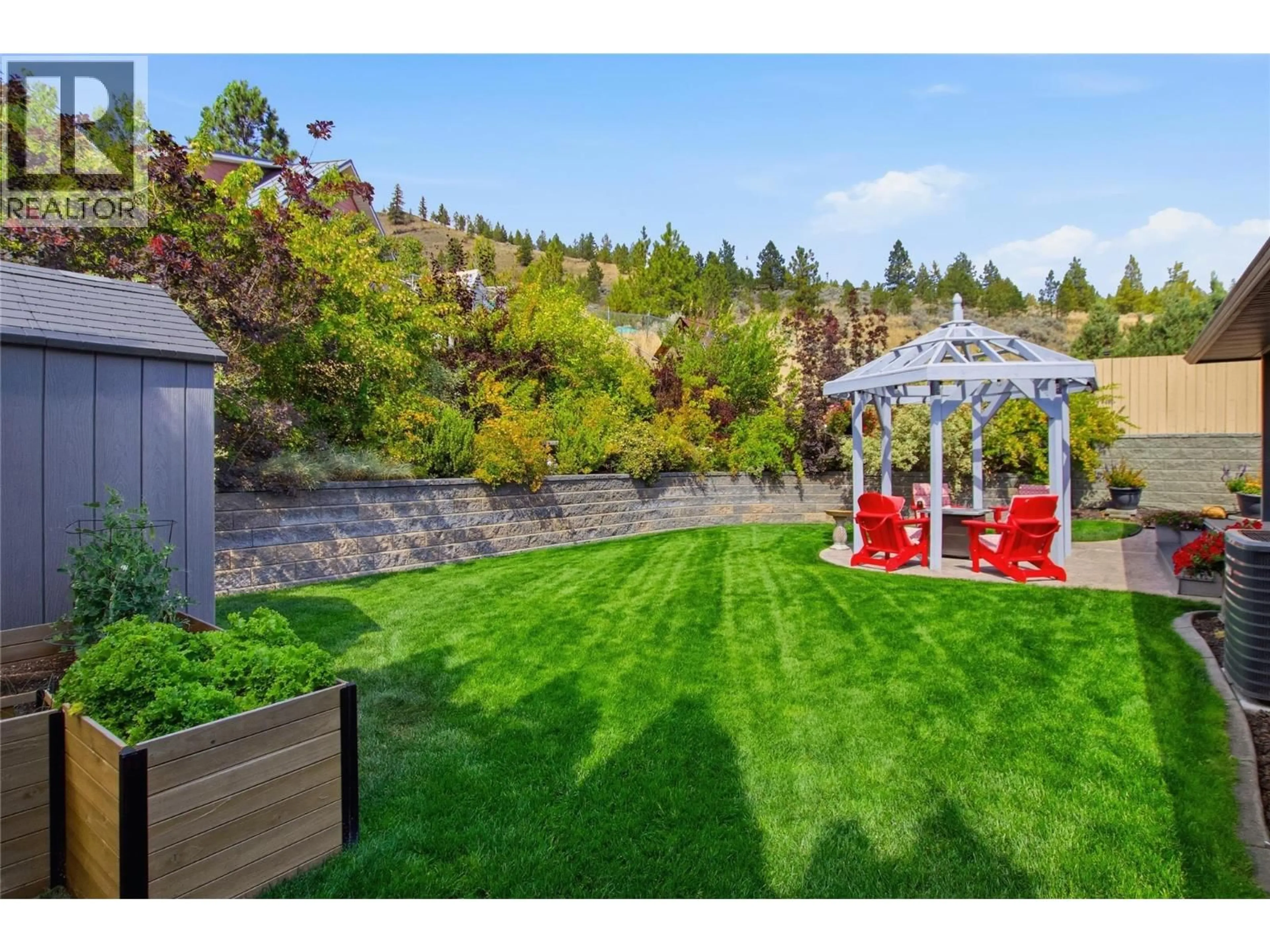 Patio, mountain view for 1373 COPPERHEAD DRIVE, Kamloops British Columbia V2E2T4