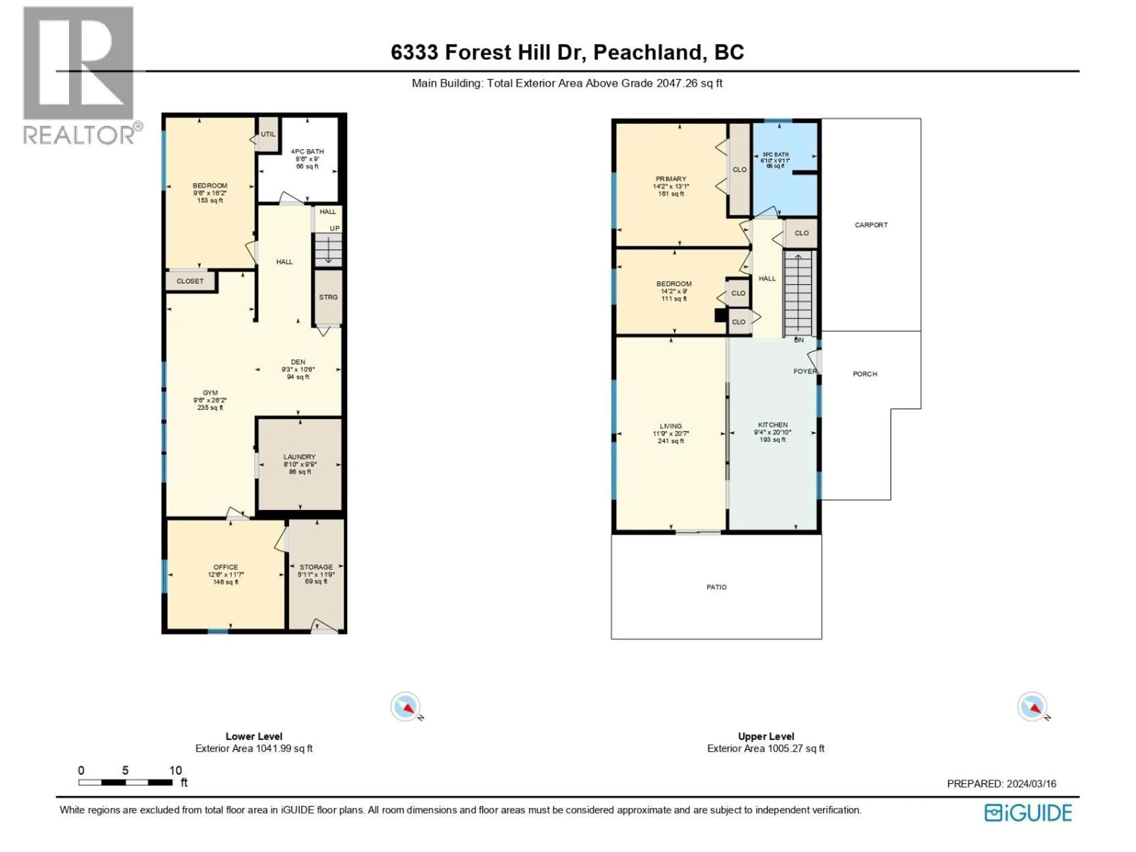 Floor plan for 6333 FOREST HILL DRIVE, Peachland British Columbia V0H1X8