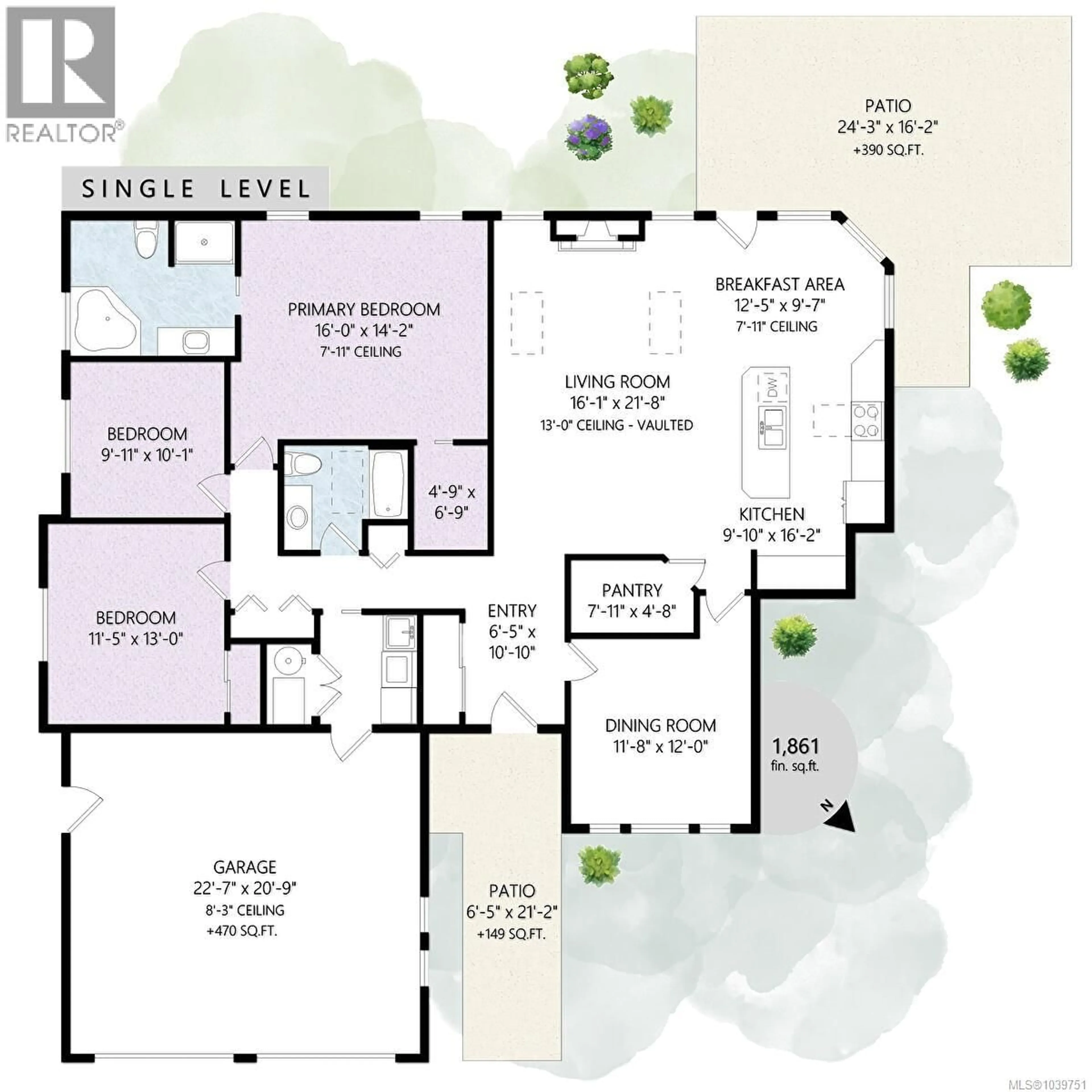 Floor plan for 612 MORNINGSTAR DRIVE, Parksville British Columbia V9P2W2