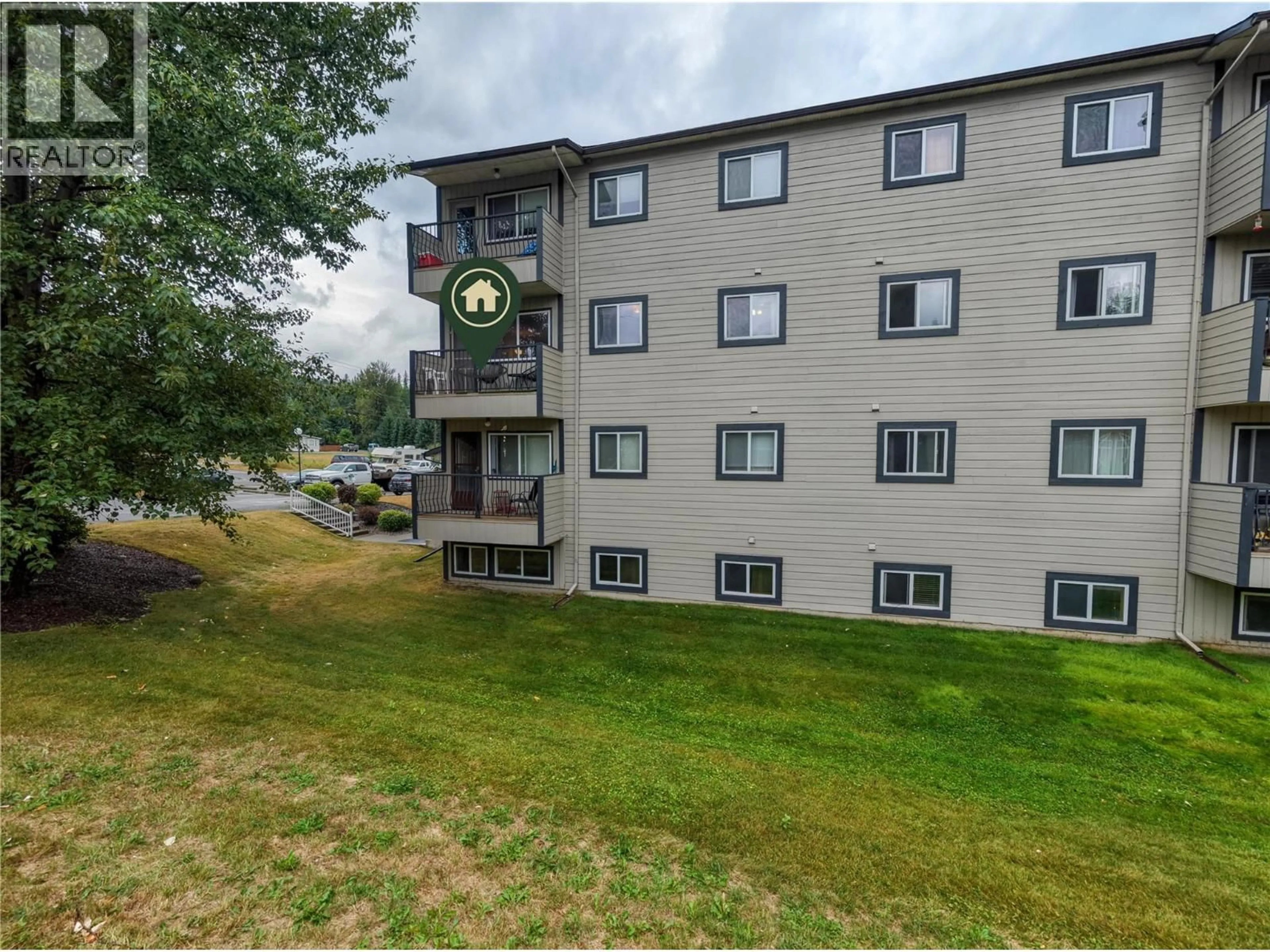 A pic from outside/outdoor area/front of a property/back of a property/a pic from drone, building for 301 - 65 COKATO ROAD, Fernie British Columbia V0B1M4