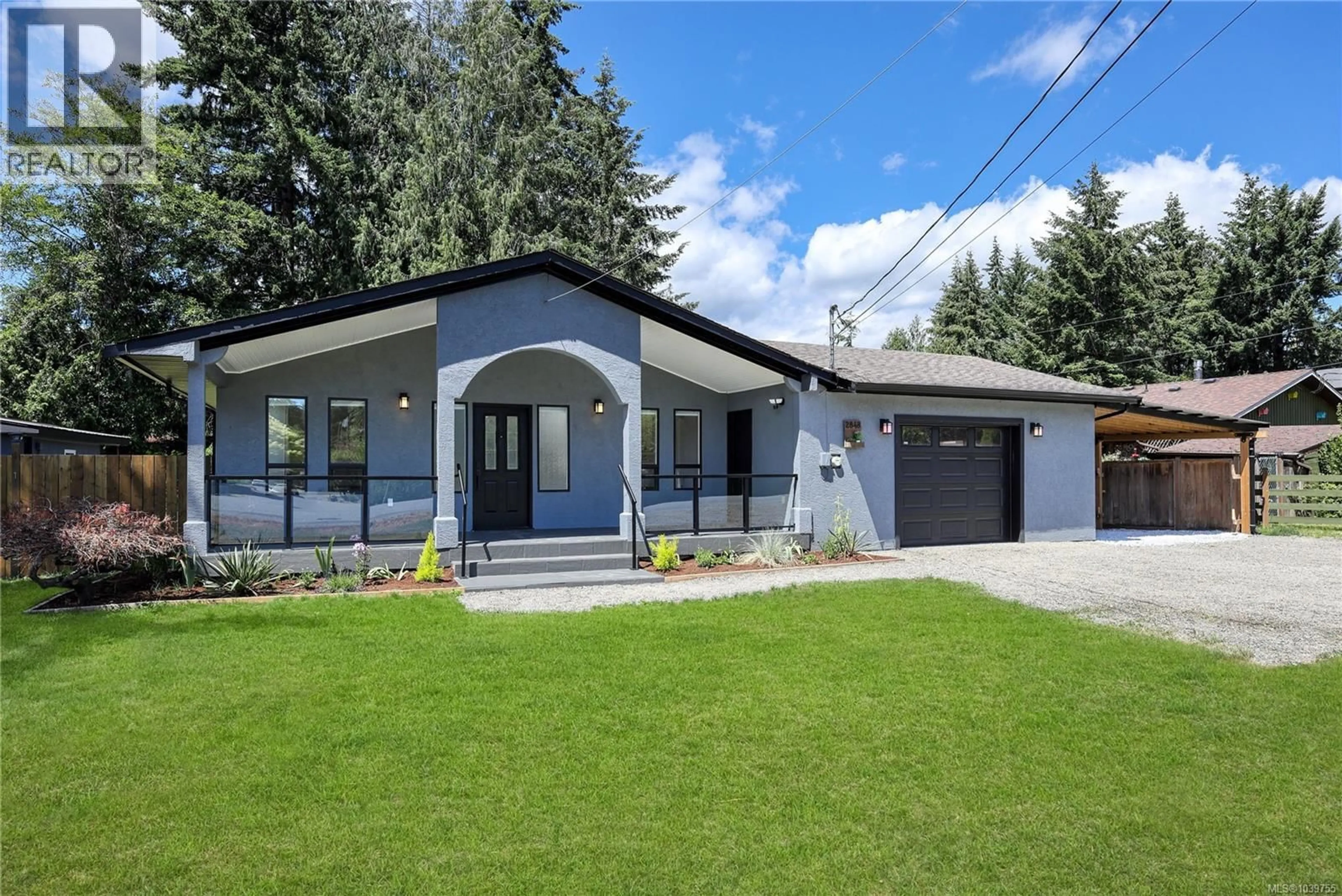 Home with vinyl exterior material, street for 2848 GREGORY ROAD, Shawnigan Lake British Columbia V0R2W1